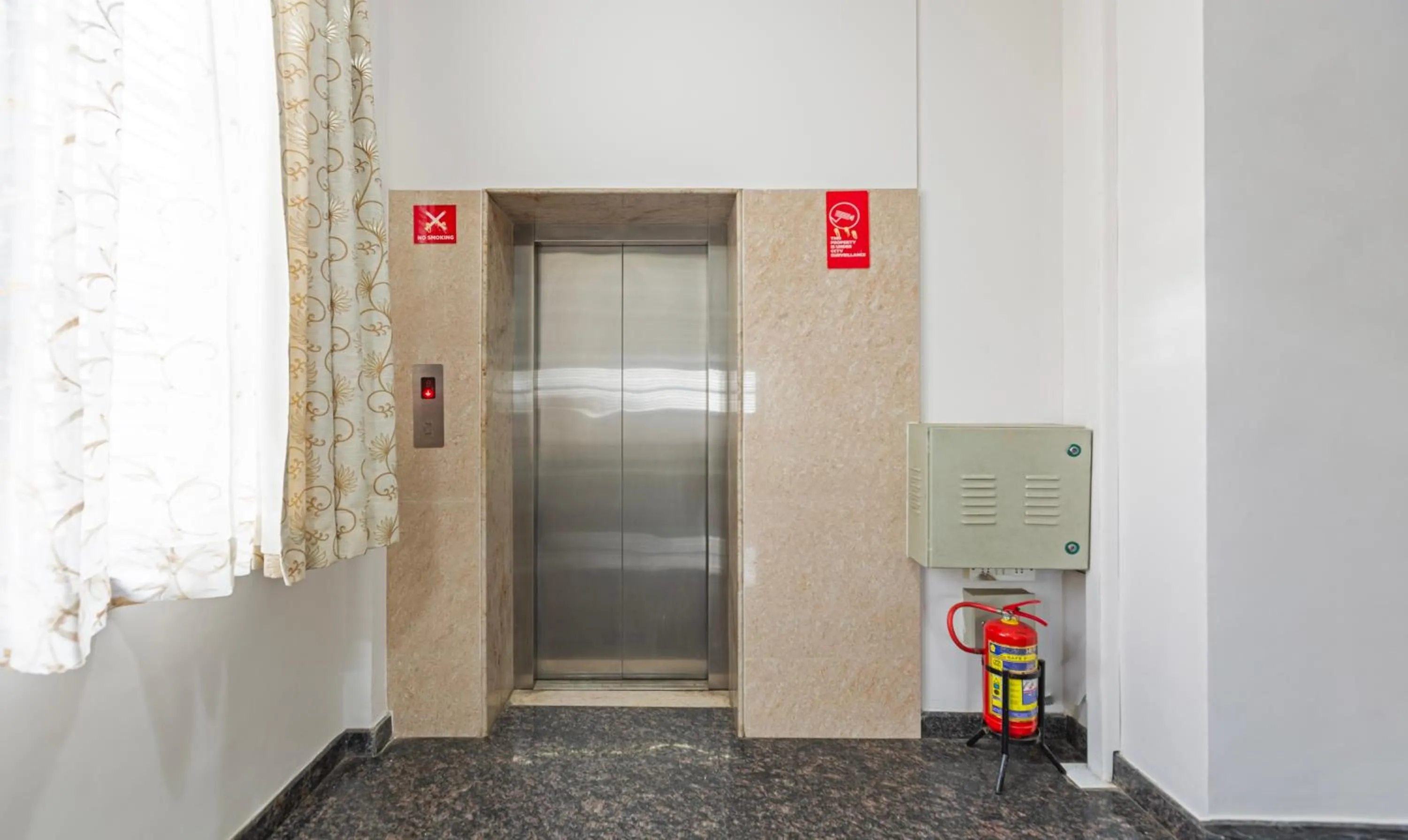elevator in Treebo Akshaya Residency