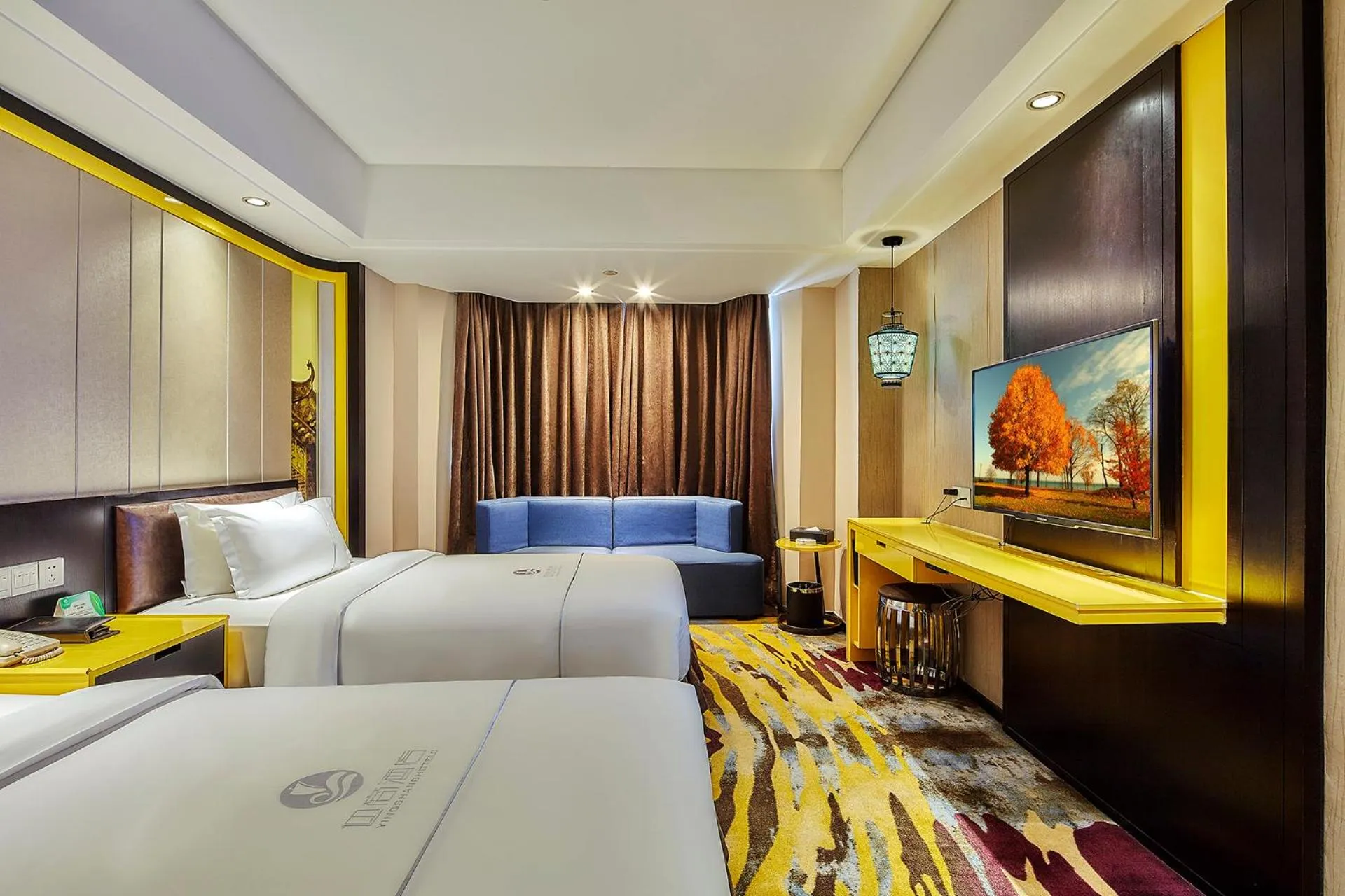 Photo of the whole room, Bed in Insail Hotels Huanshi Road Taojin Metro Station Guangzhou