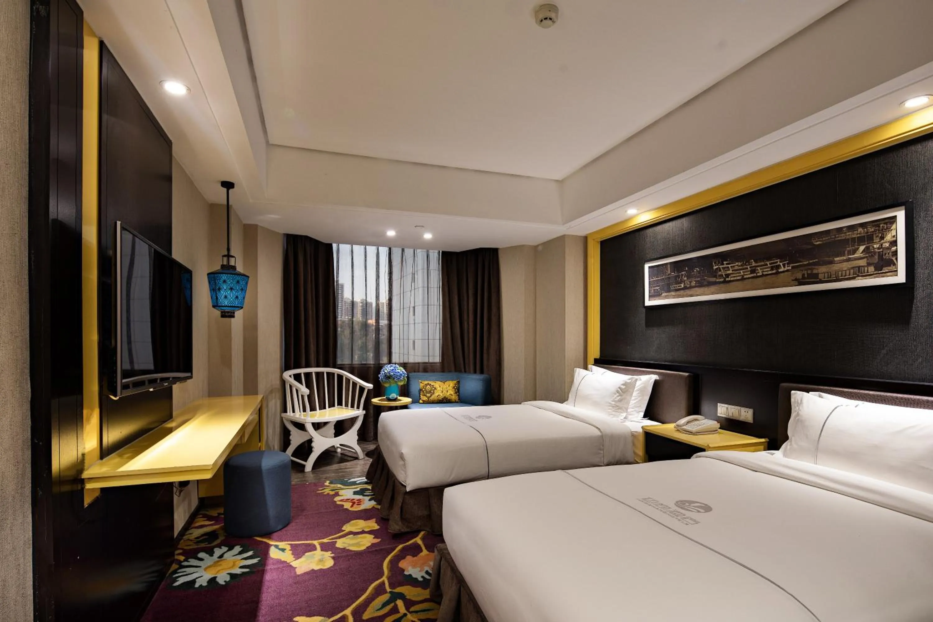 Photo of the whole room, Bed in Insail Hotels Huanshi Road Taojin Metro Station Guangzhou