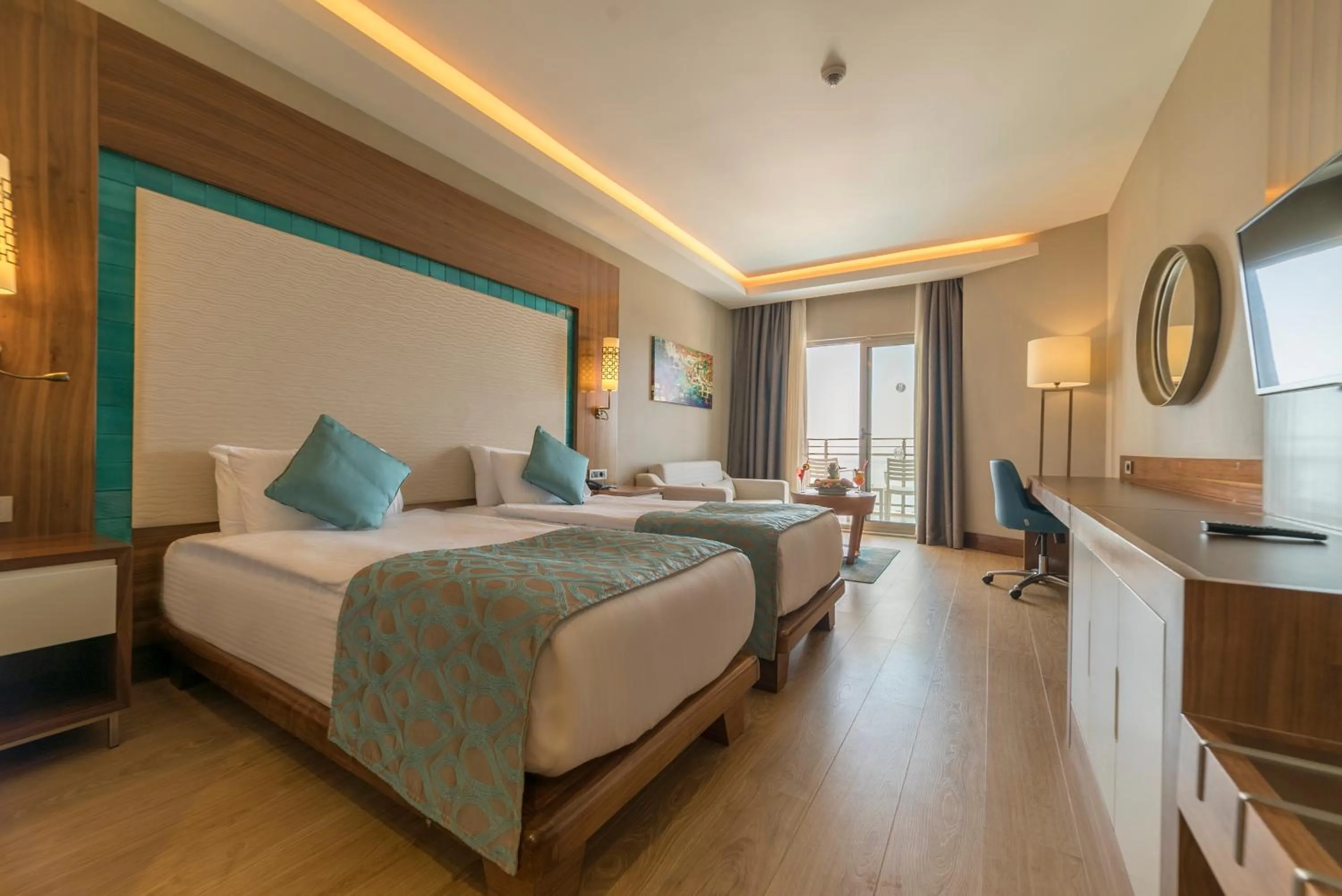 Photo of the whole room, Bed in Ramada Resort Kusadasi & Golf