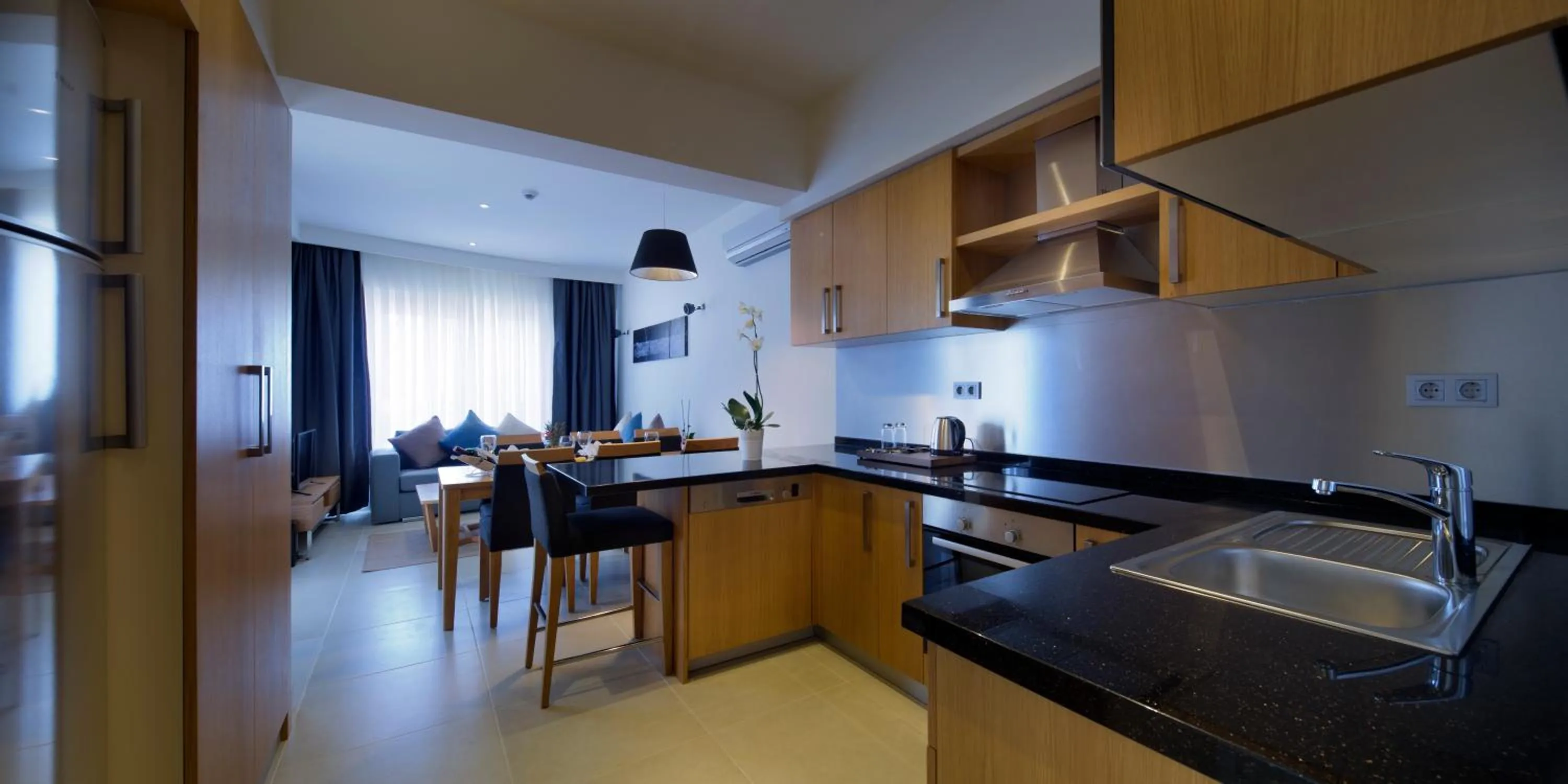Kitchen or kitchenette in Ramada Resort Kusadasi & Golf