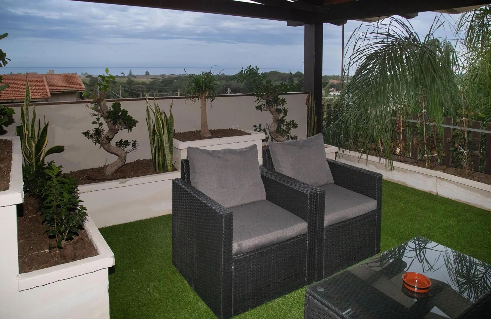 Balcony/Terrace in Residence Villa Rosa dei Venti