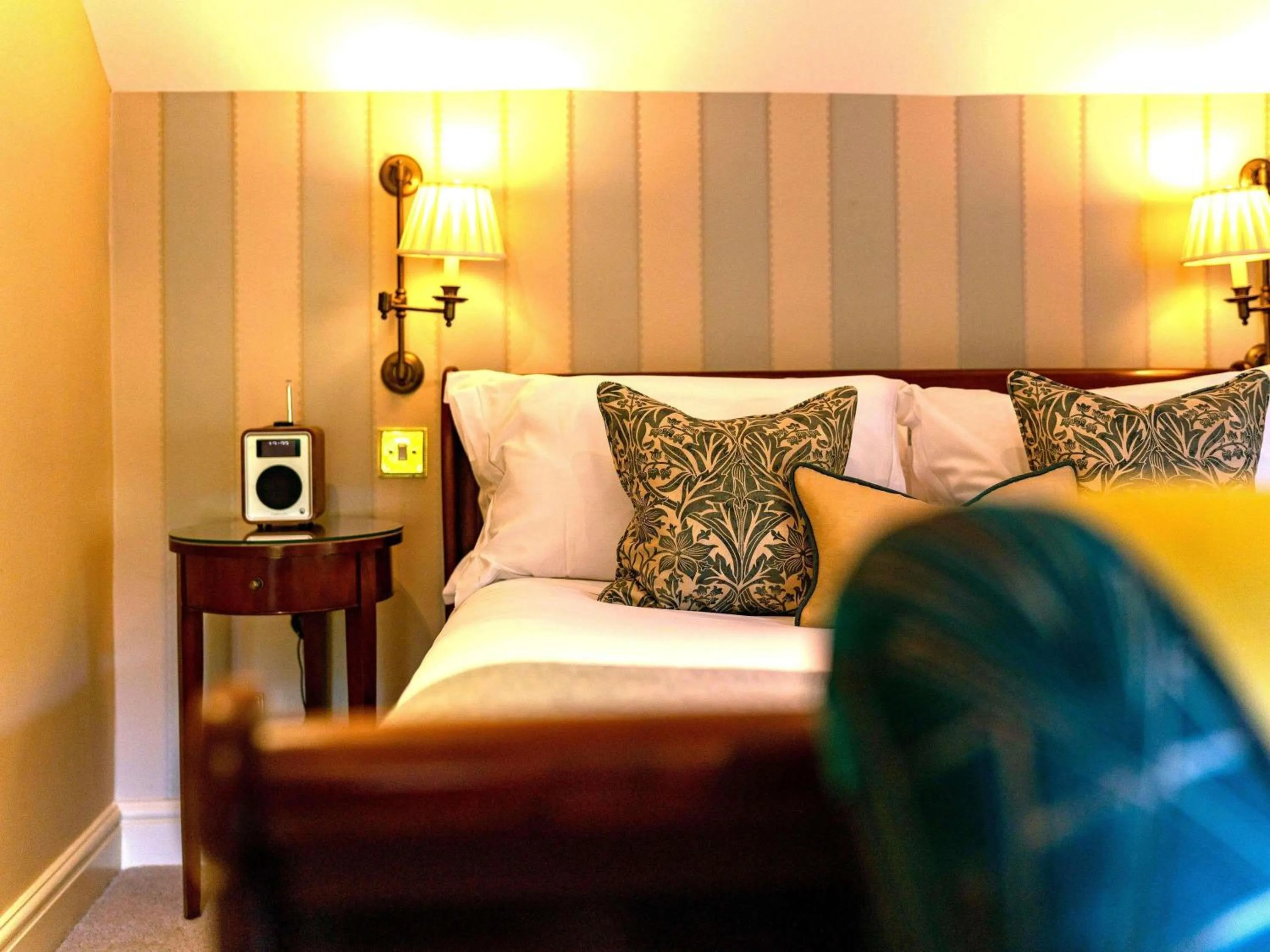 Bedroom, Bed in Lucknam Park, Emblems Collection