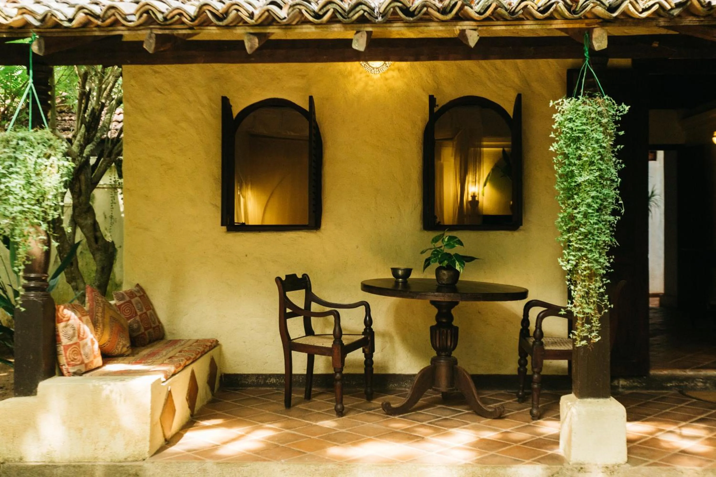 Seating area in Secret Garden Villa - Unawatuna