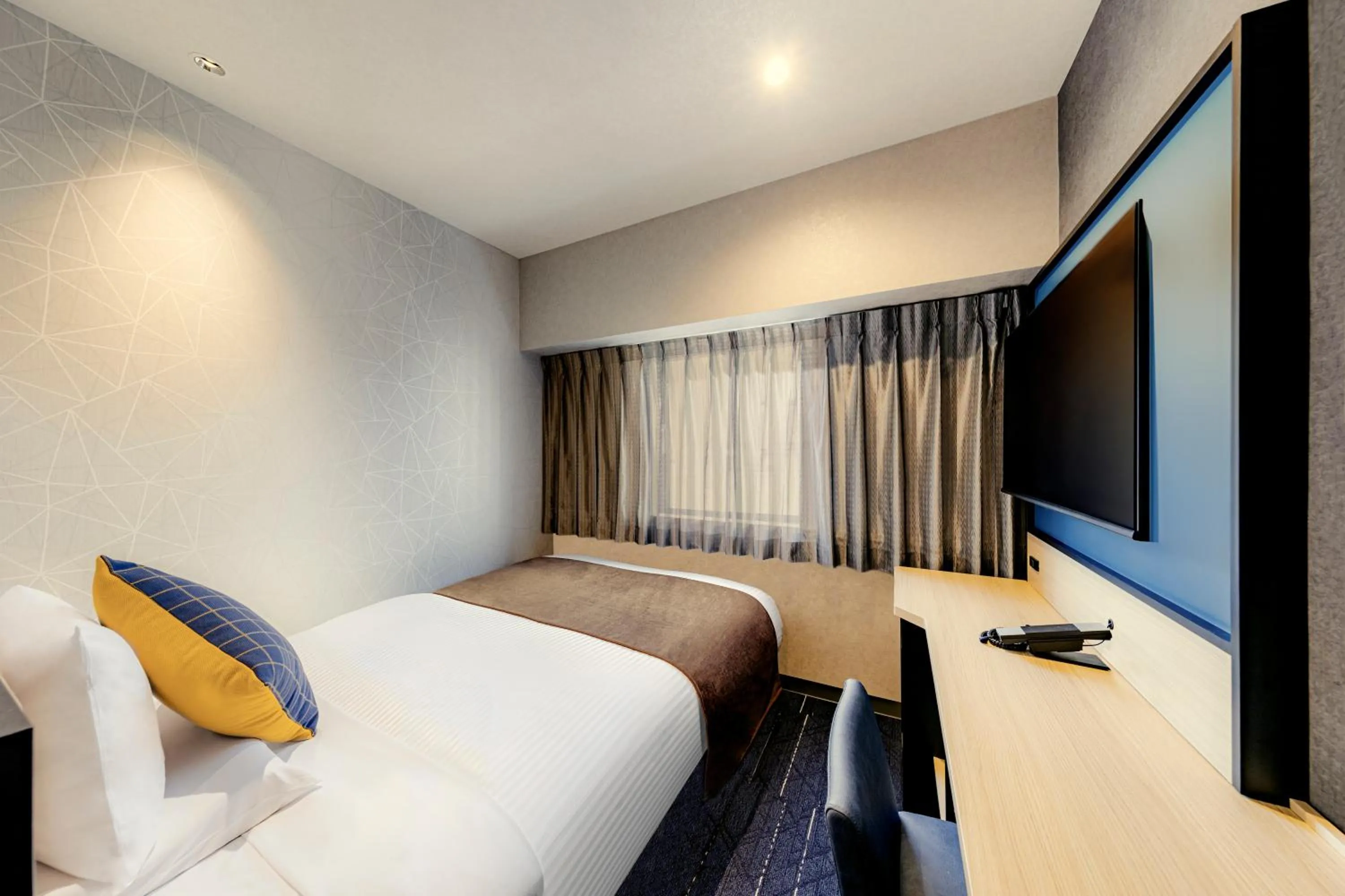 Photo of the whole room, Bed in HOTEL MYSTAYS Miyazaki