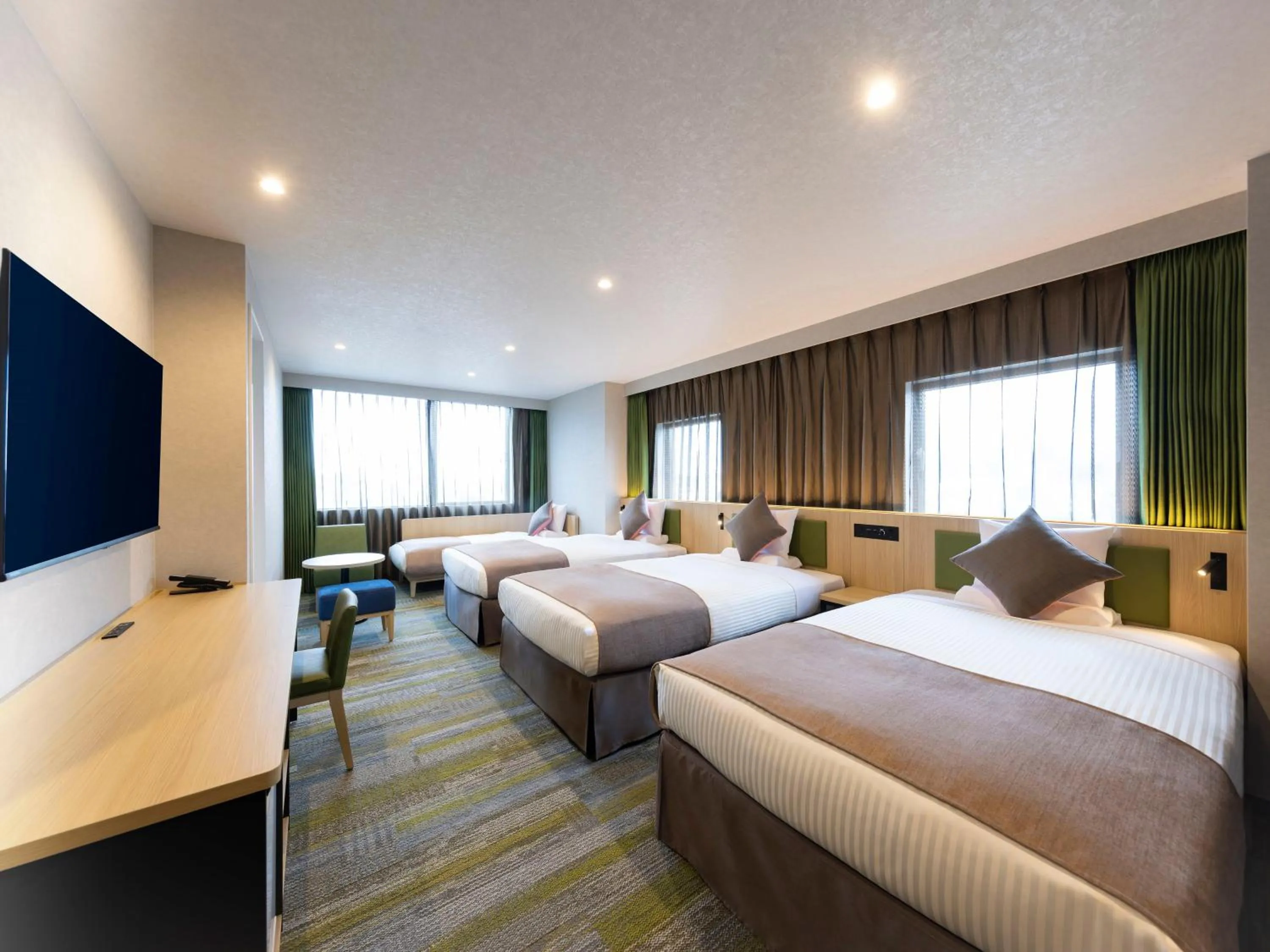 Photo of the whole room, Bed in HOTEL MYSTAYS Miyazaki