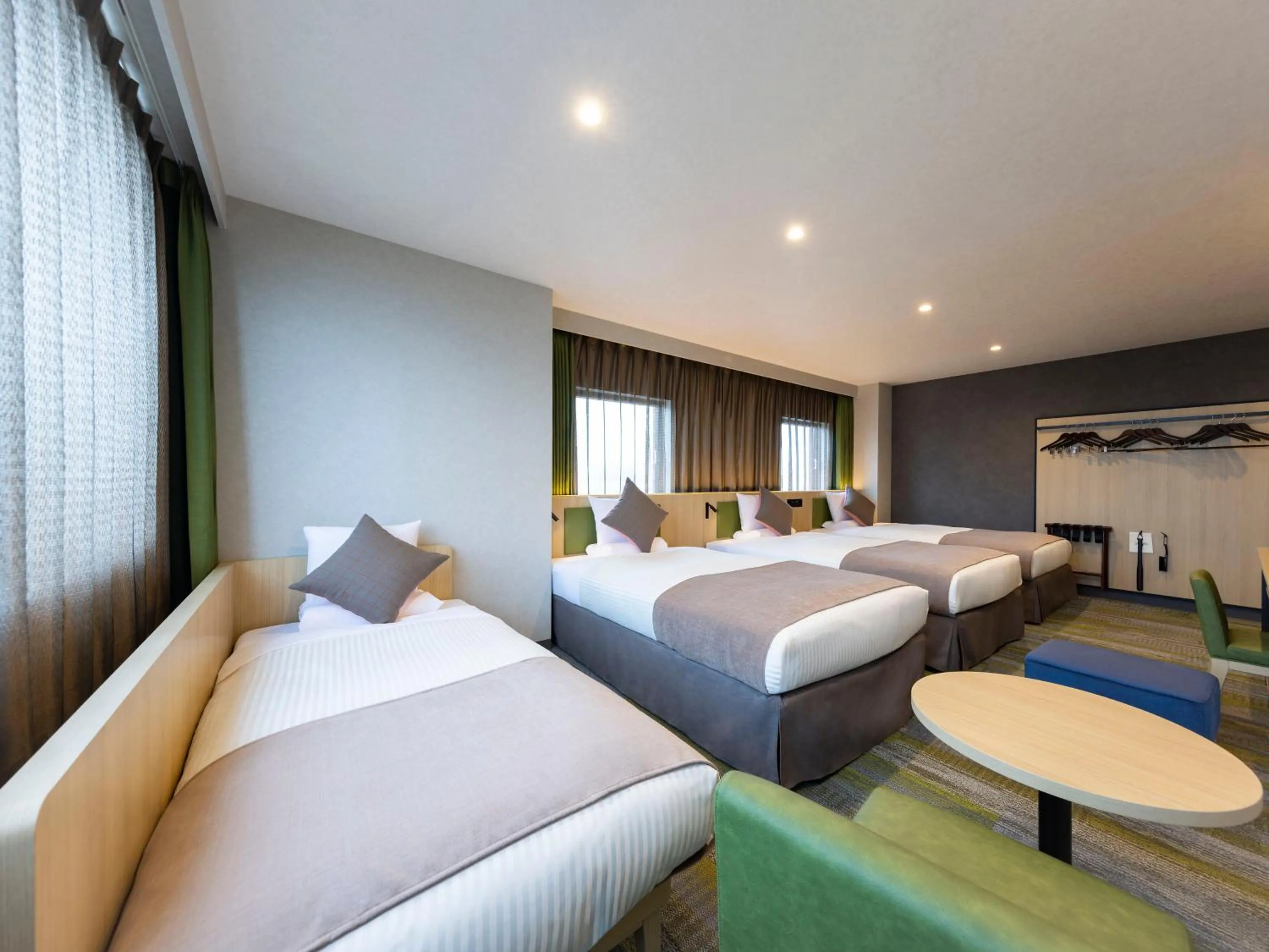 Photo of the whole room, Bed in HOTEL MYSTAYS Miyazaki