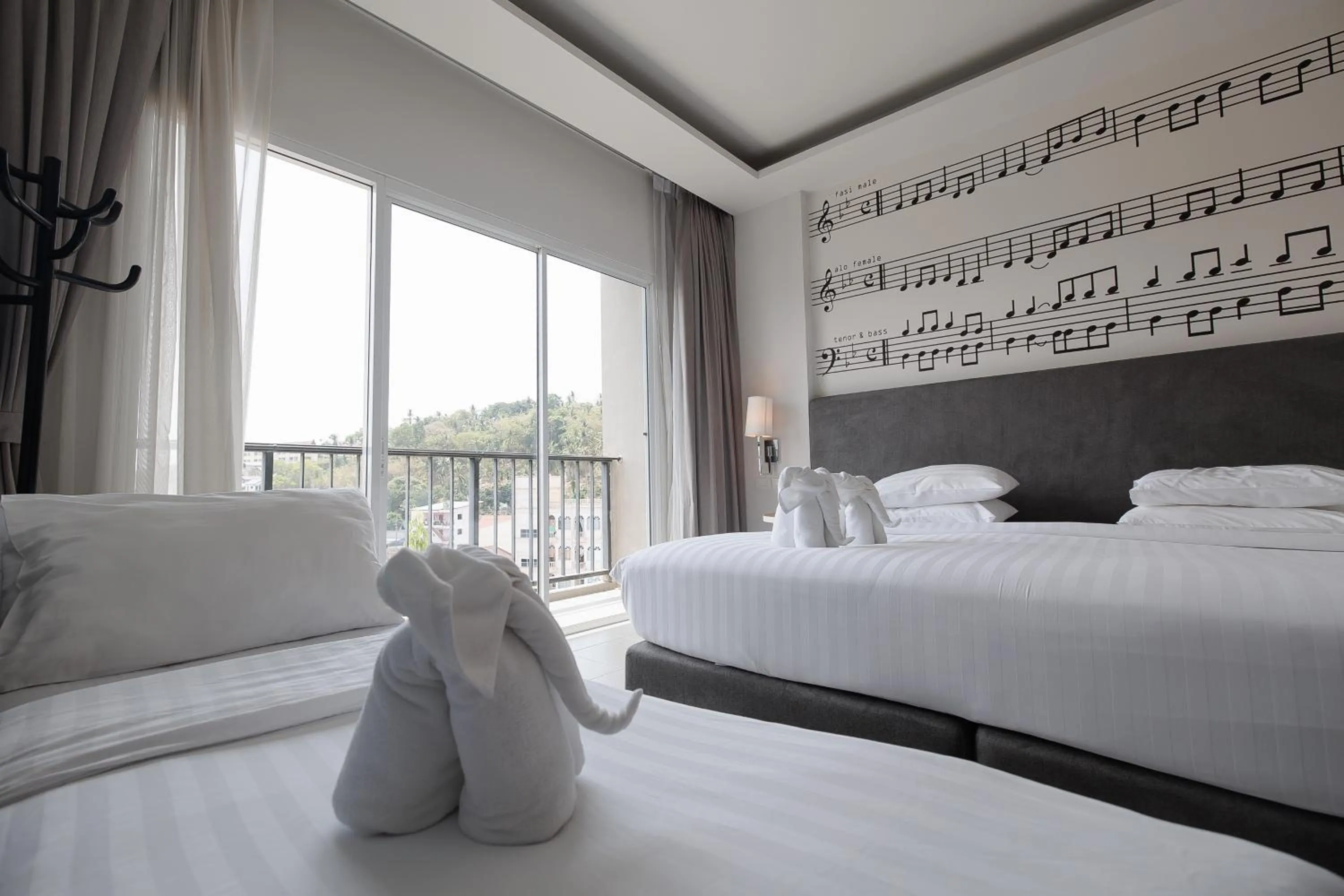 Bedroom, Bed in The Melody Phuket - SHA Extra Plus