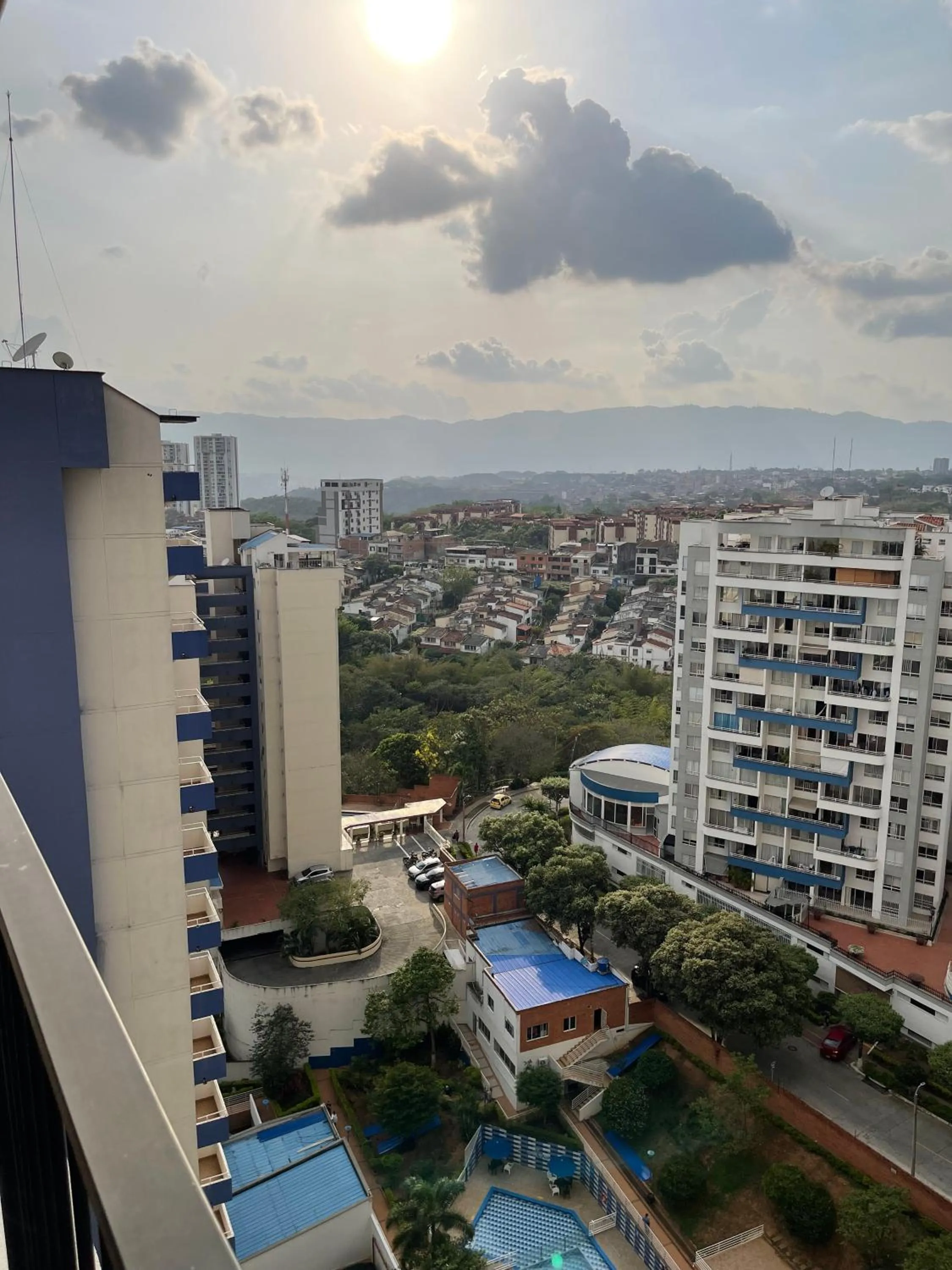 City view in Acogedor apartamento cerca de clínica en F/blanca