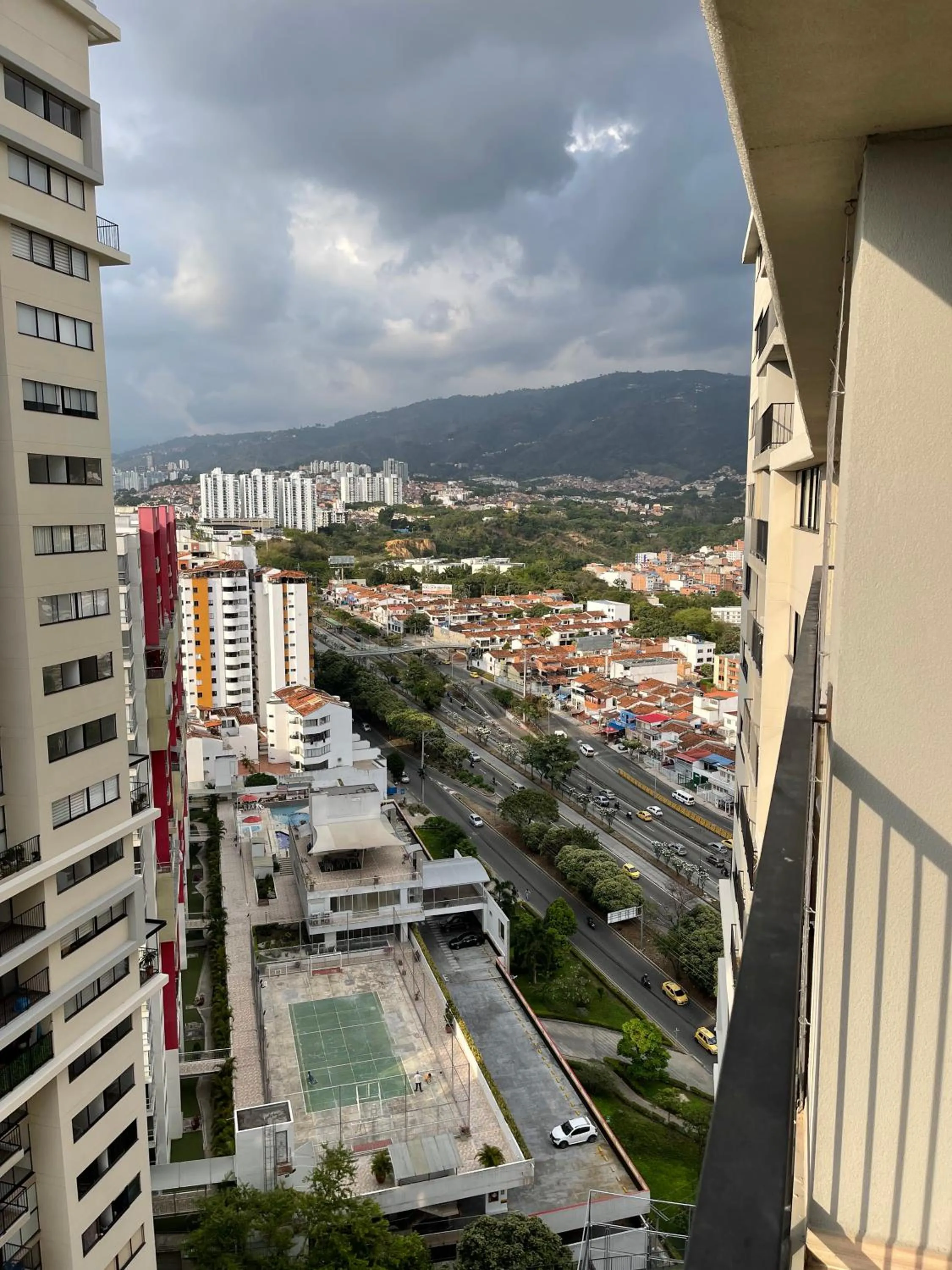 City view in Acogedor apartamento cerca de clínica en F/blanca