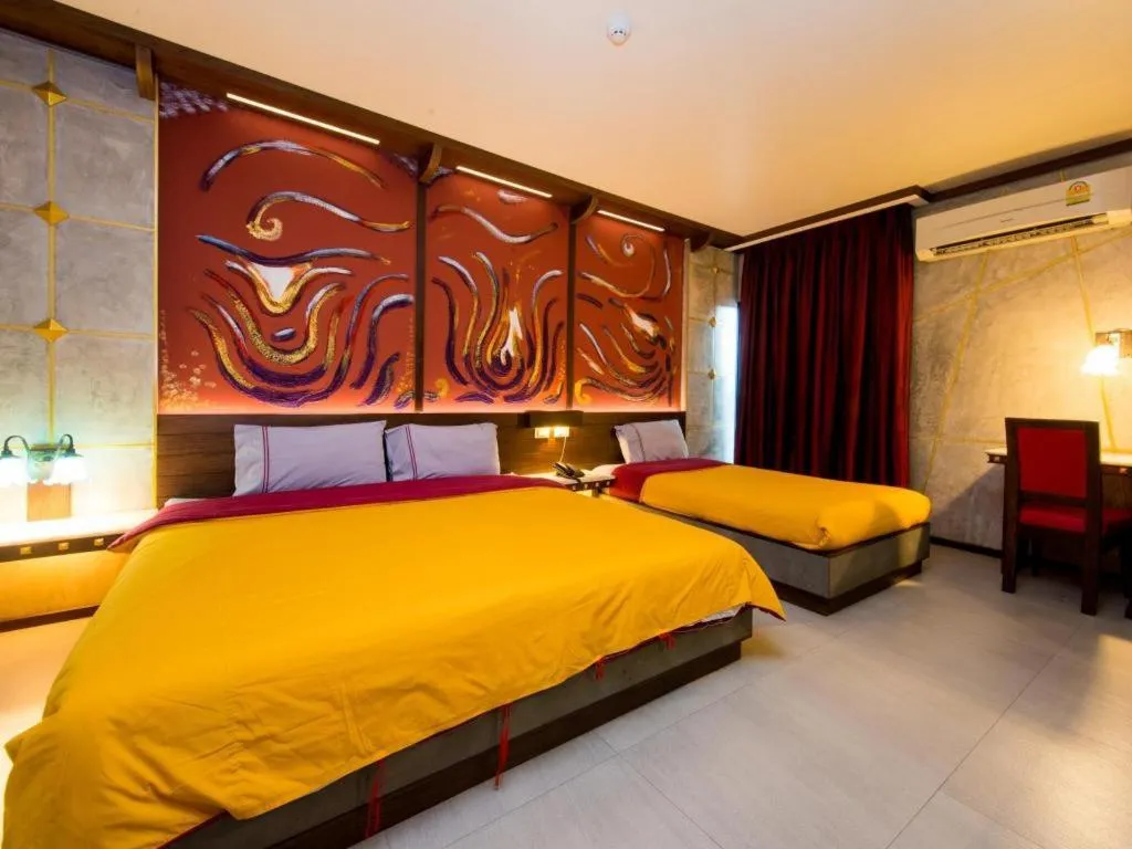 Bed in Pak Ping Ing Tang Boutique Hotel