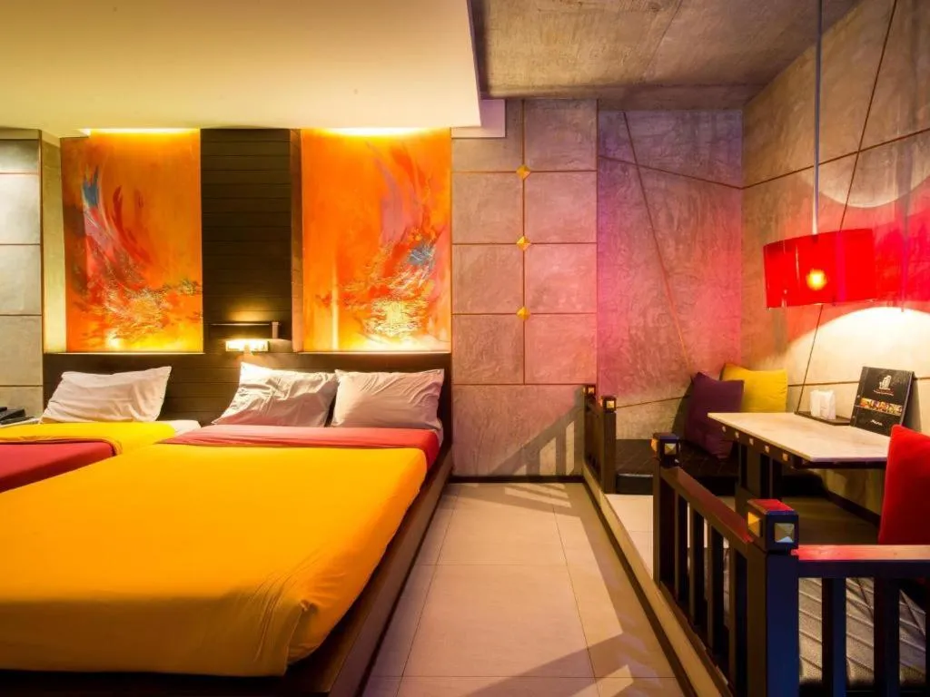 Bed in Pak Ping Ing Tang Boutique Hotel