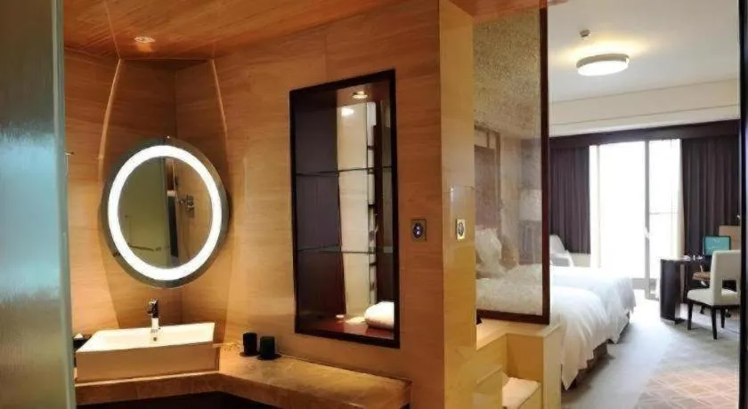 Bed in Shangyu International Hotel