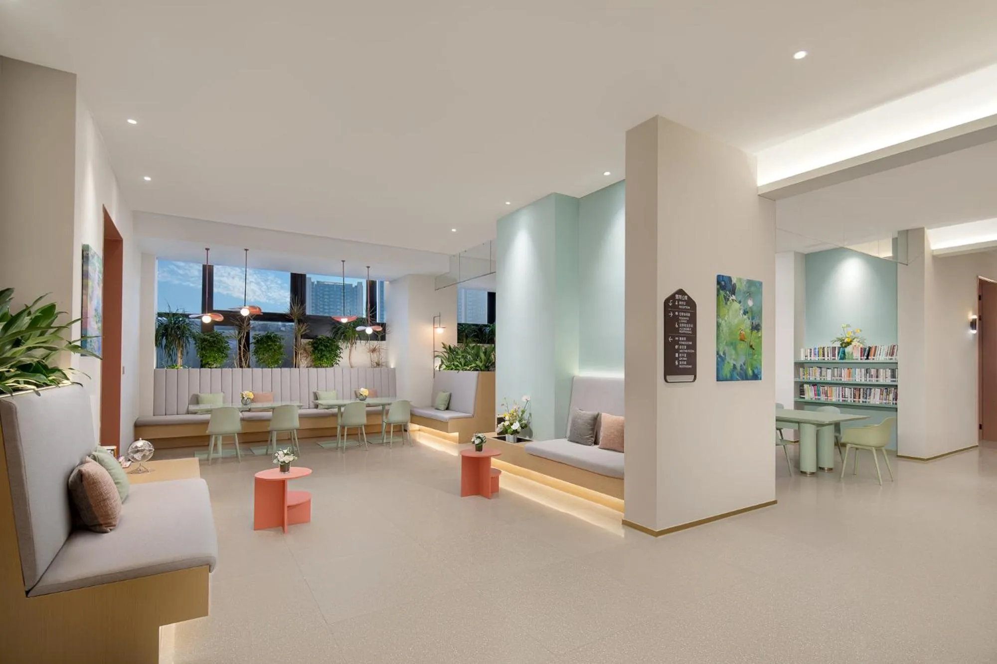 Seating area in Adoor Suites Shenzhen