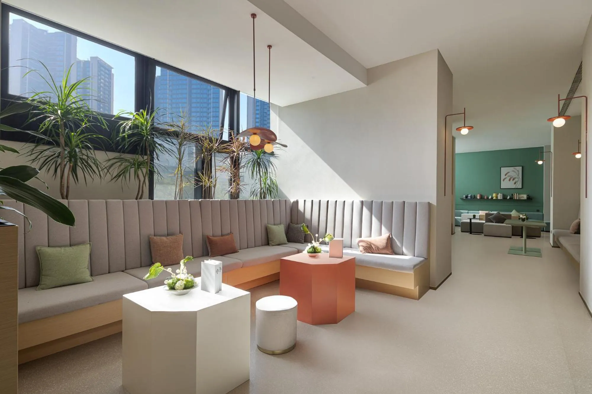 Seating area in Adoor Suites Shenzhen