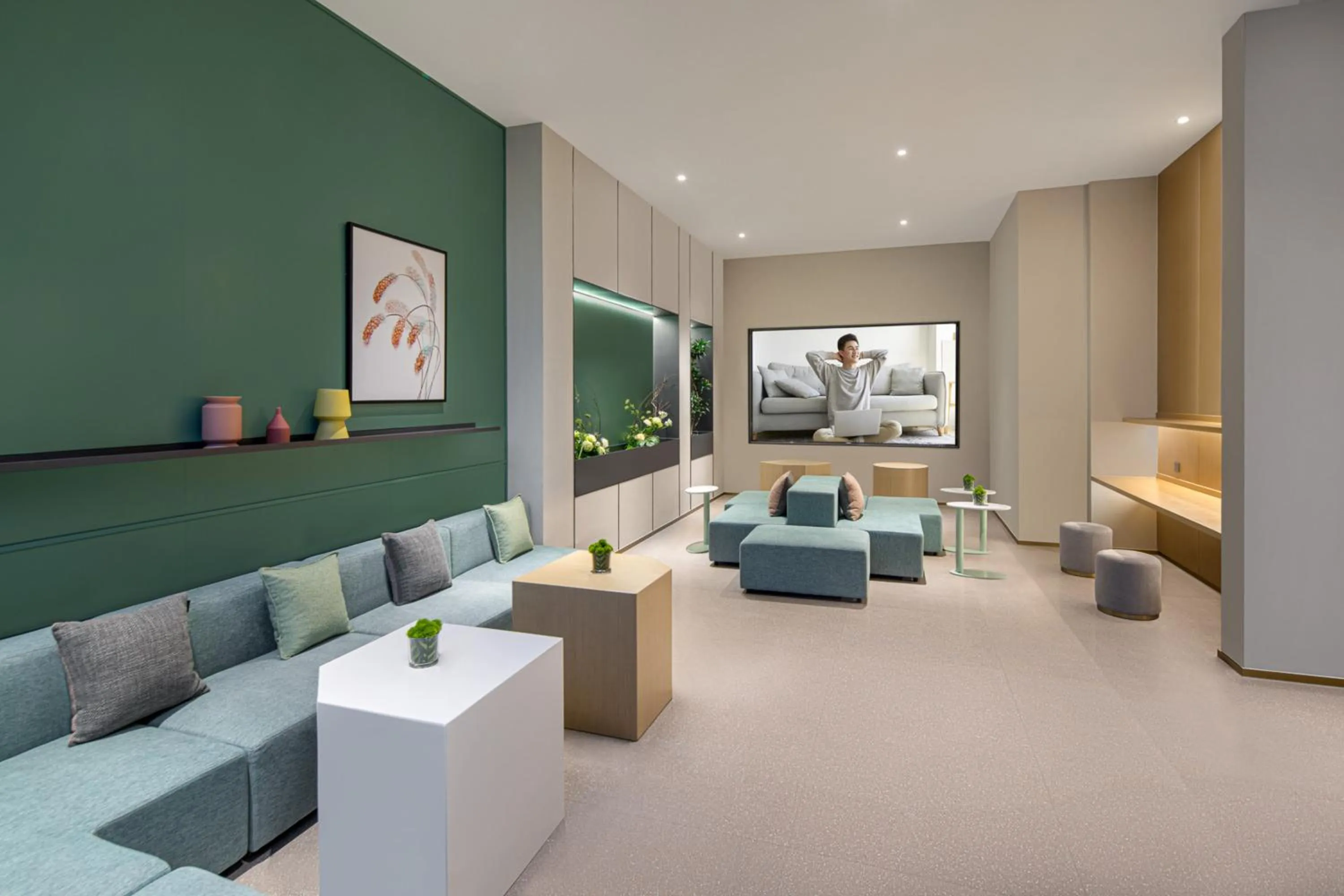 Seating area in Adoor Suites Shenzhen