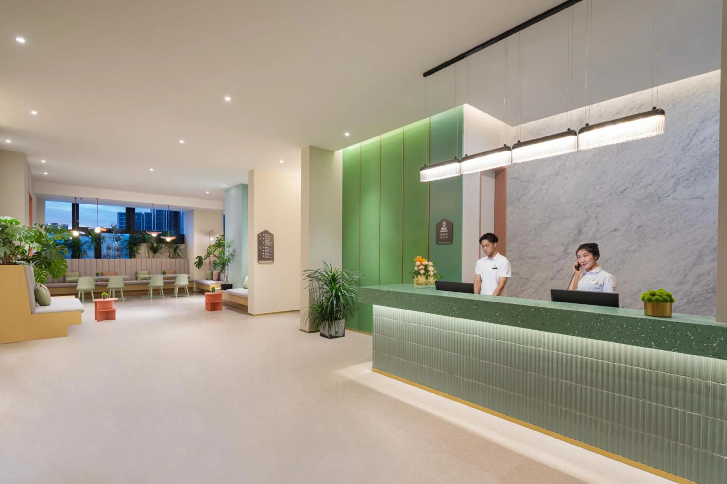 Lobby or reception in Adoor Suites Shenzhen