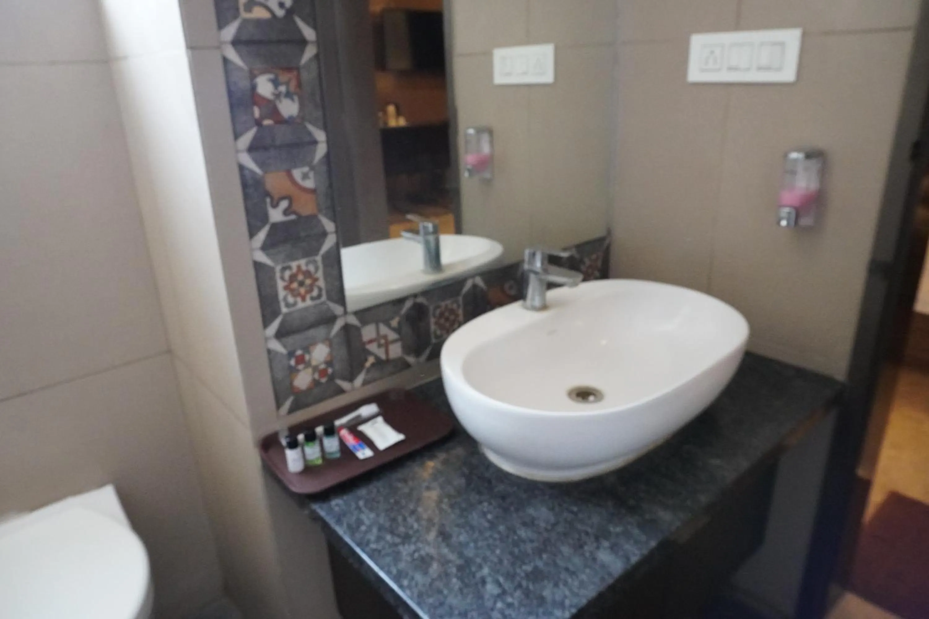 Bathroom in HSM Grand Inn, Chittoor