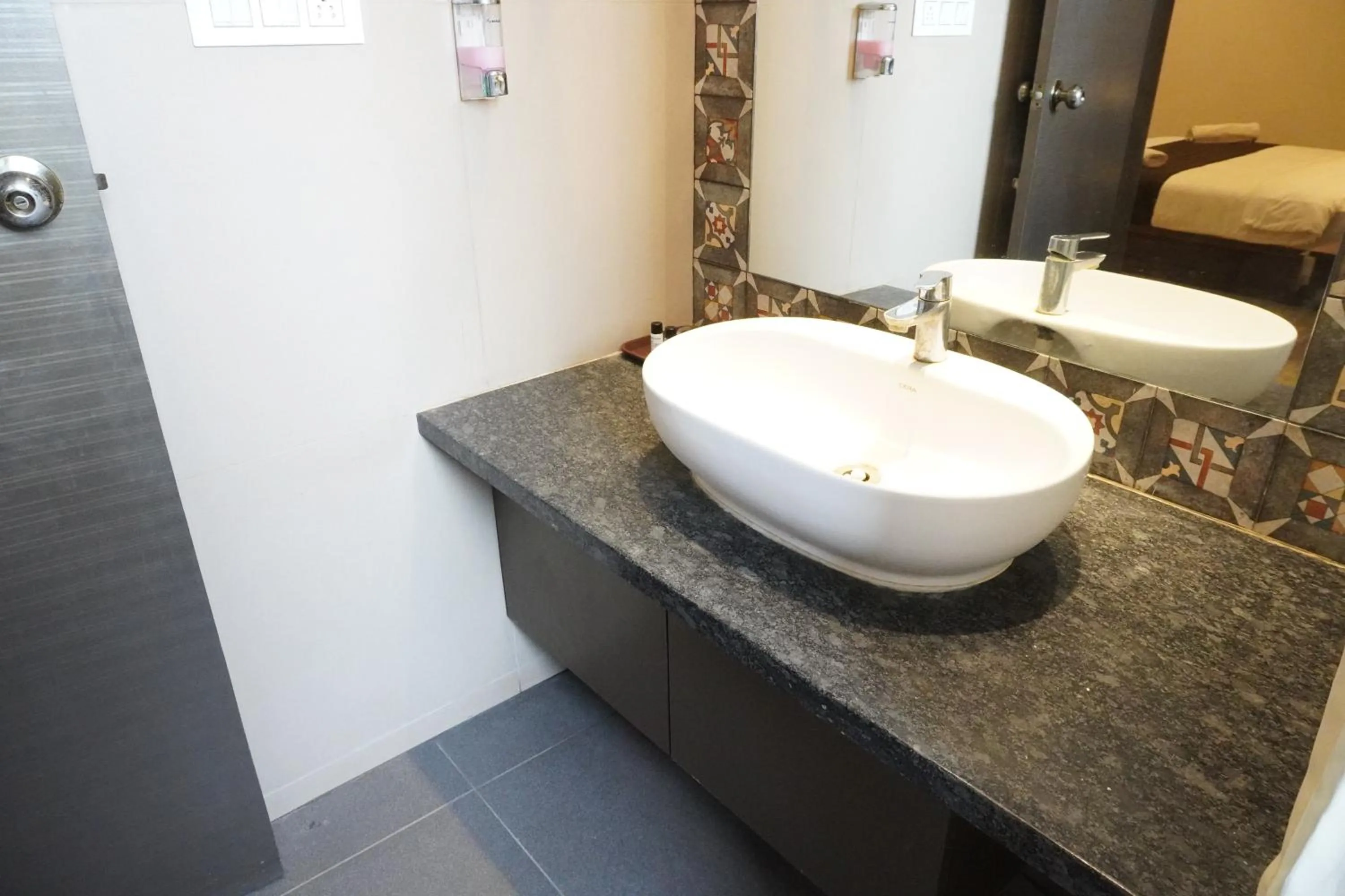 Bathroom in HSM Grand Inn, Chittoor