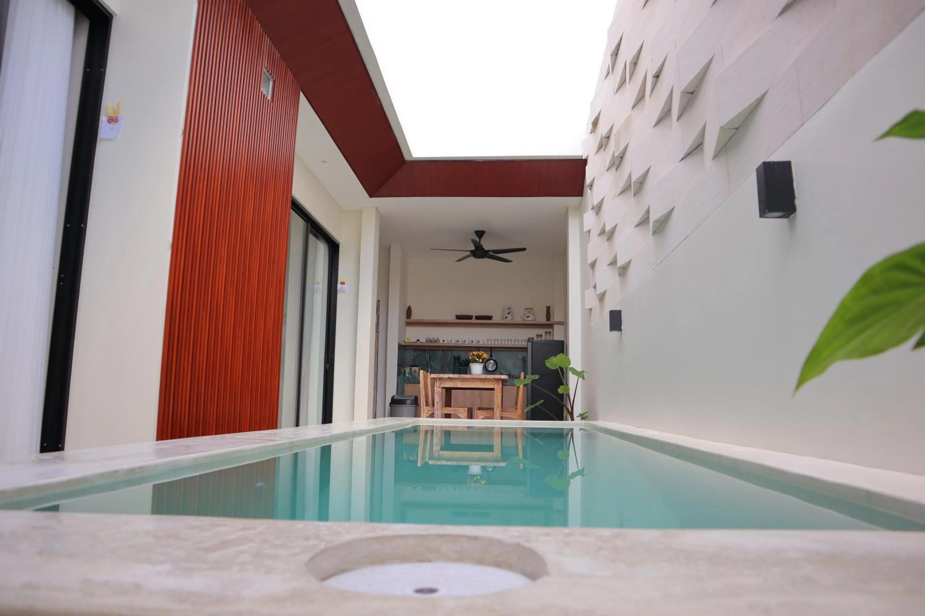 Pool view in Puspa Villa