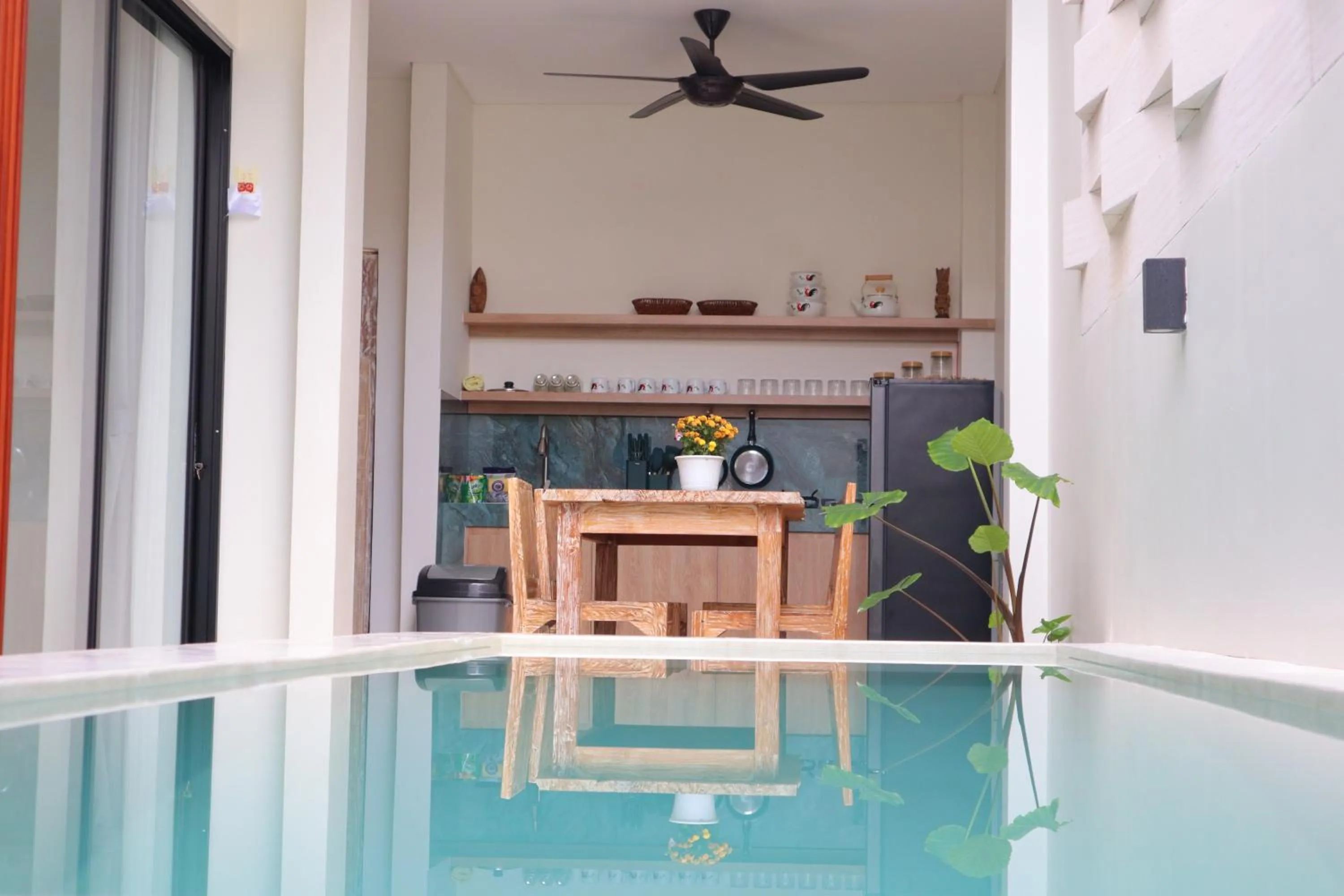 Pool view in Puspa Villa