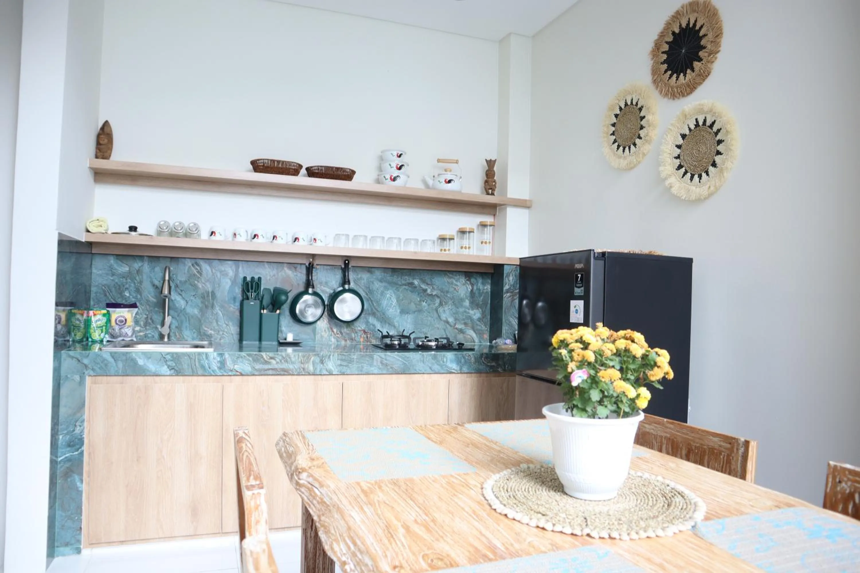 Kitchen or kitchenette in Puspa Villa