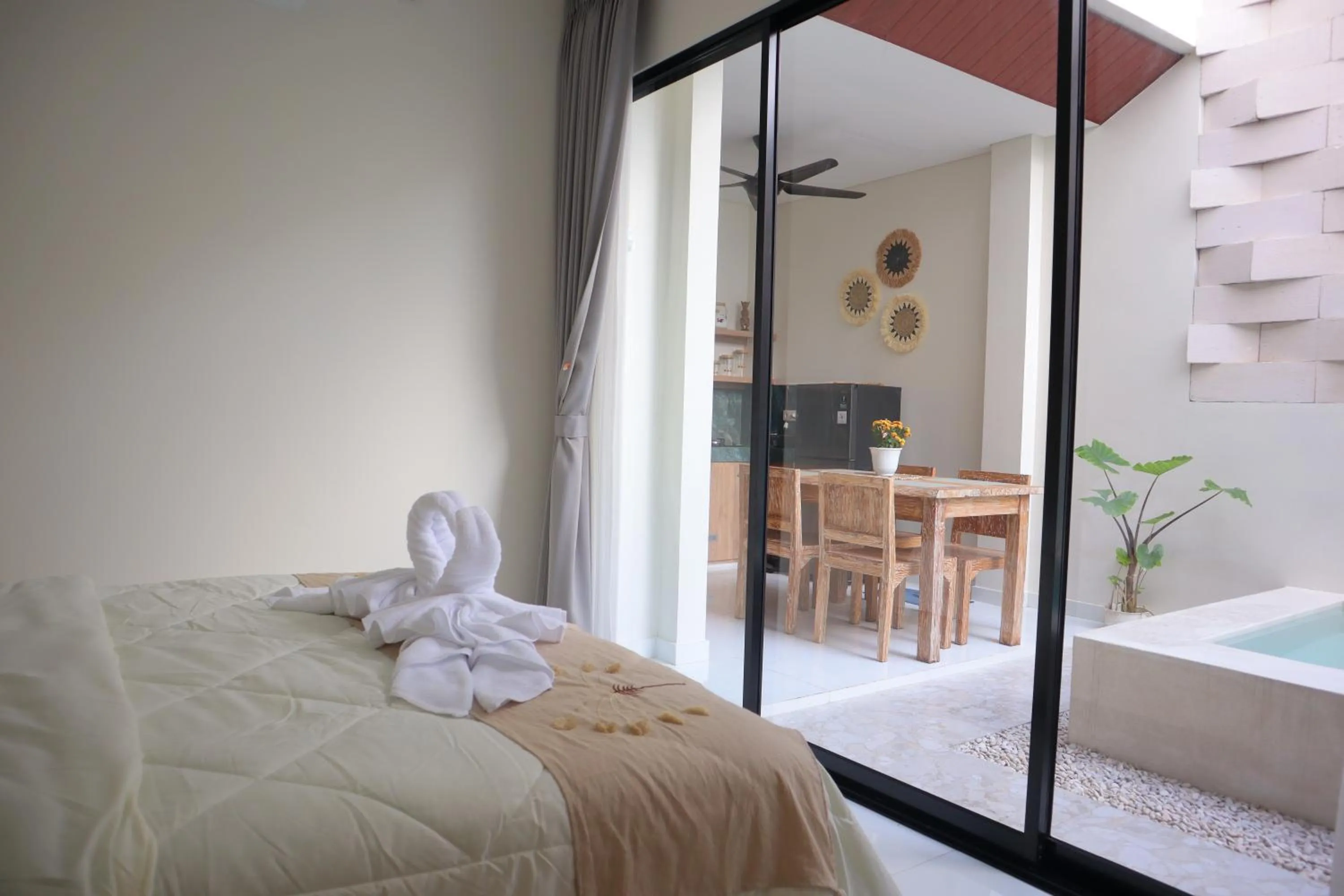 Bed in Puspa Villa