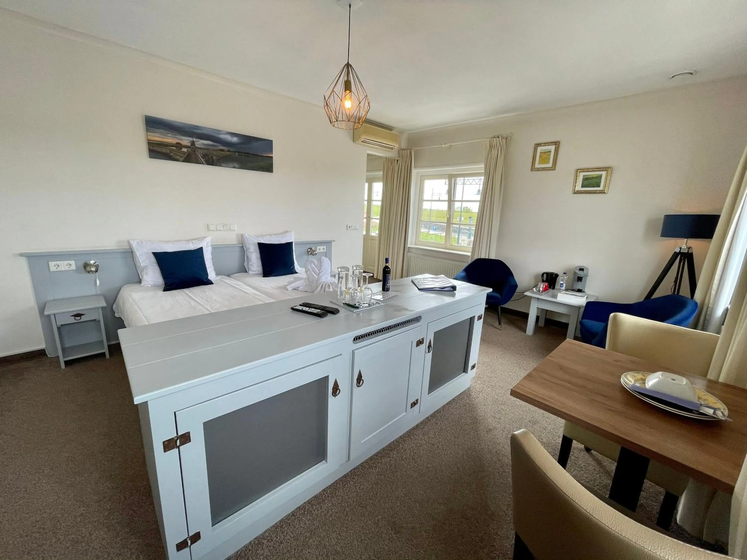 Bed in Havenhotel At Sea Texel