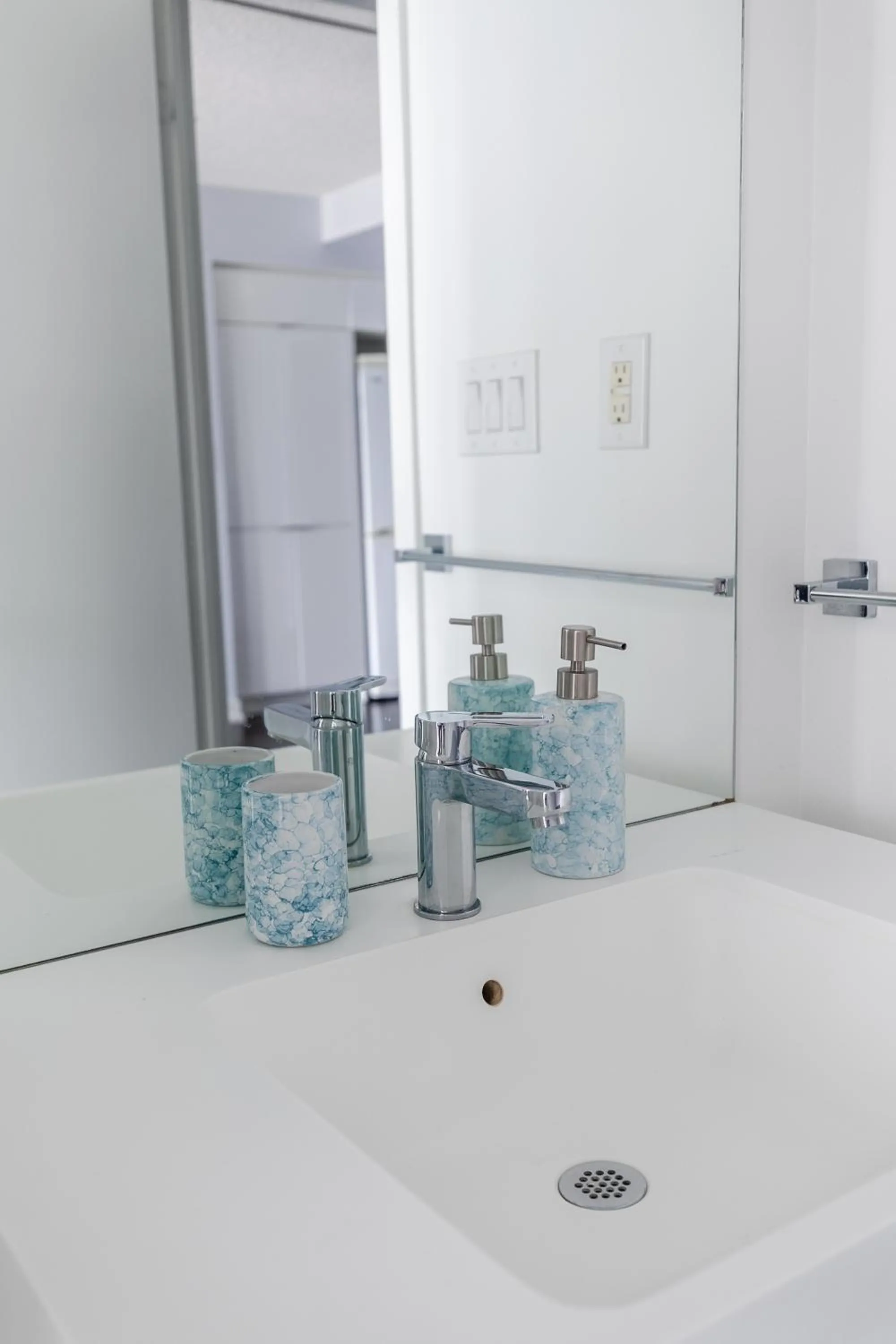 Bathroom in GLOBALSTAY Elegant Downtown Apartments