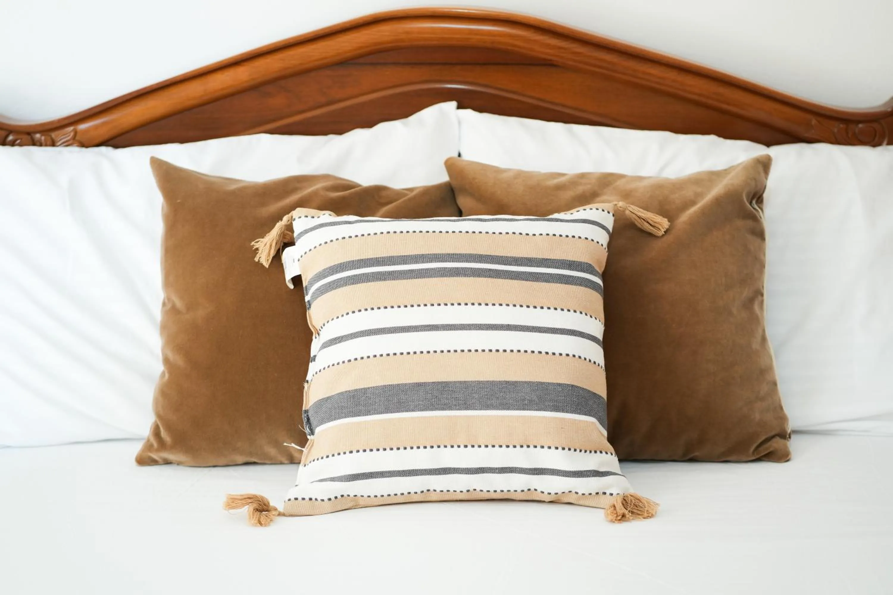 Bed in Saranda Waterside Apartments