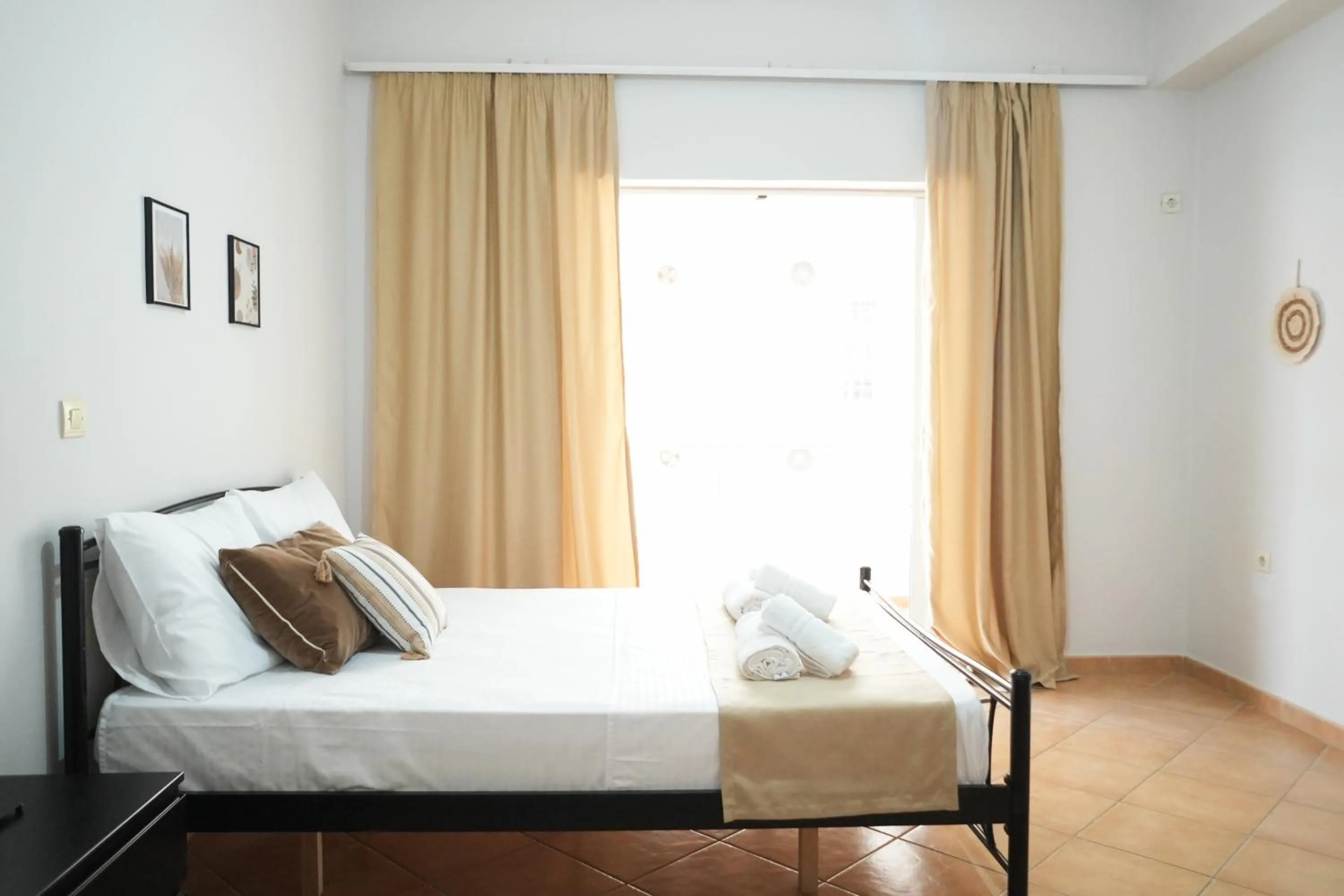 Bed in Saranda Waterside Apartments