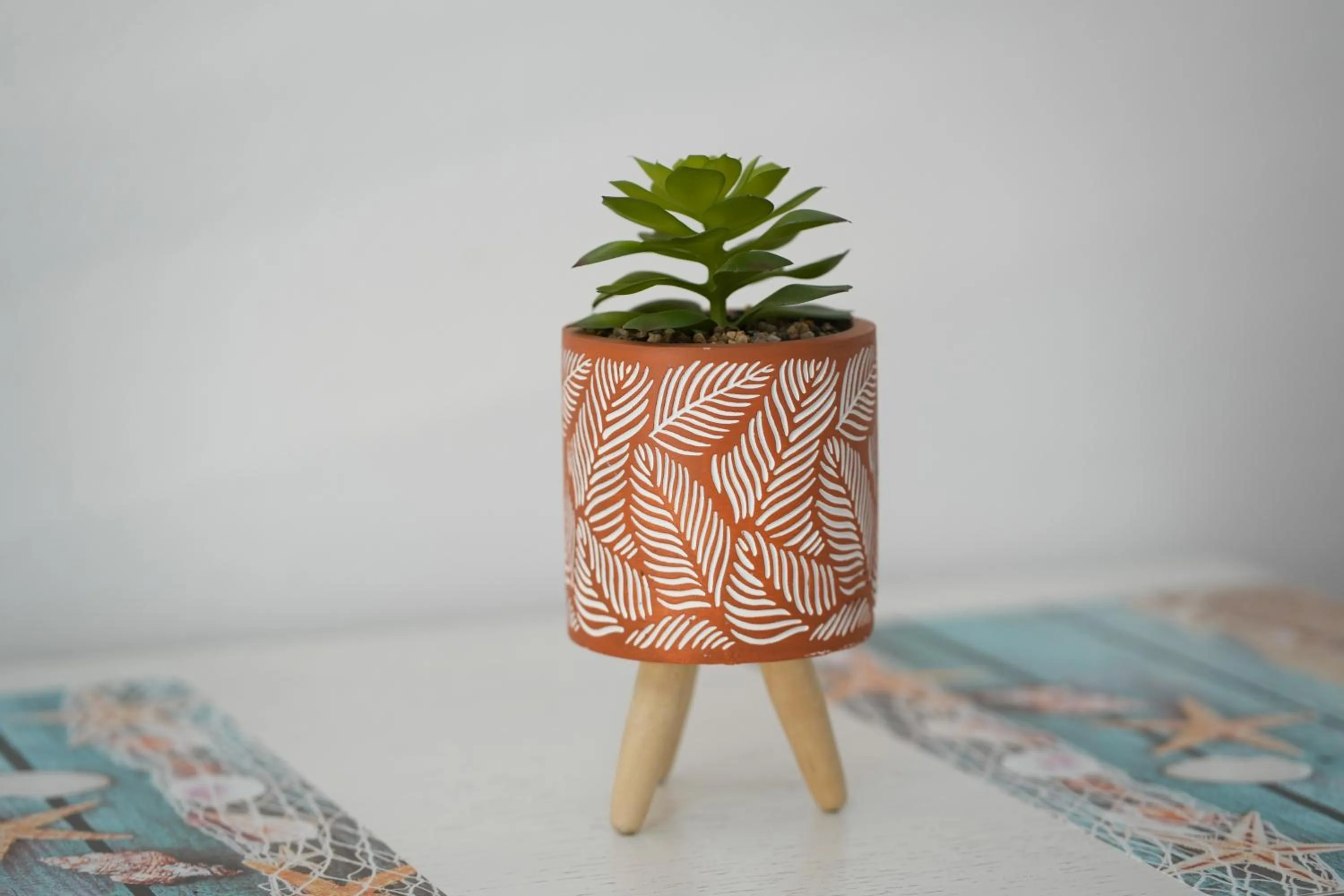 Decorative detail in Saranda Waterside Apartments