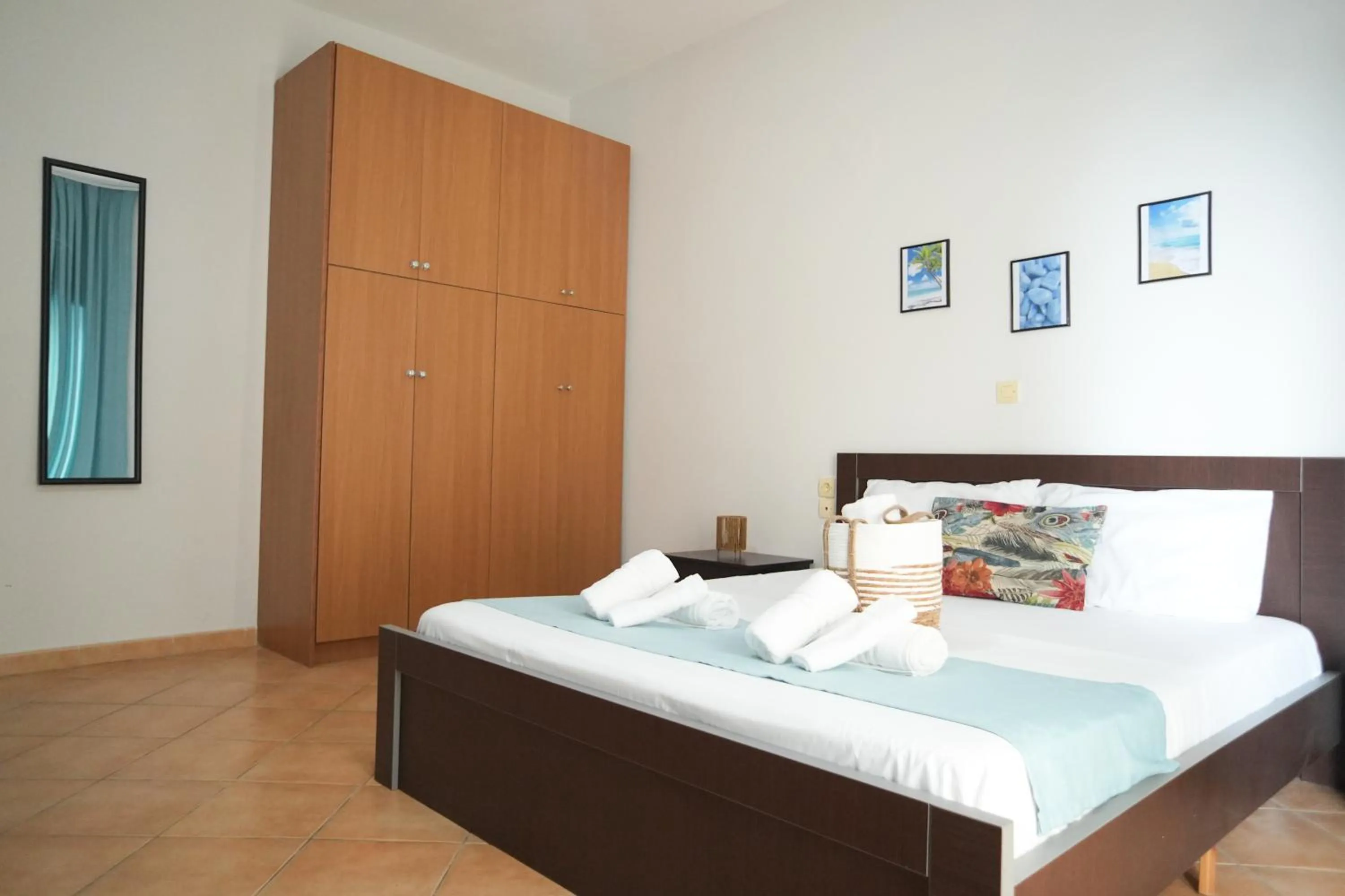 Bed in Saranda Waterside Apartments