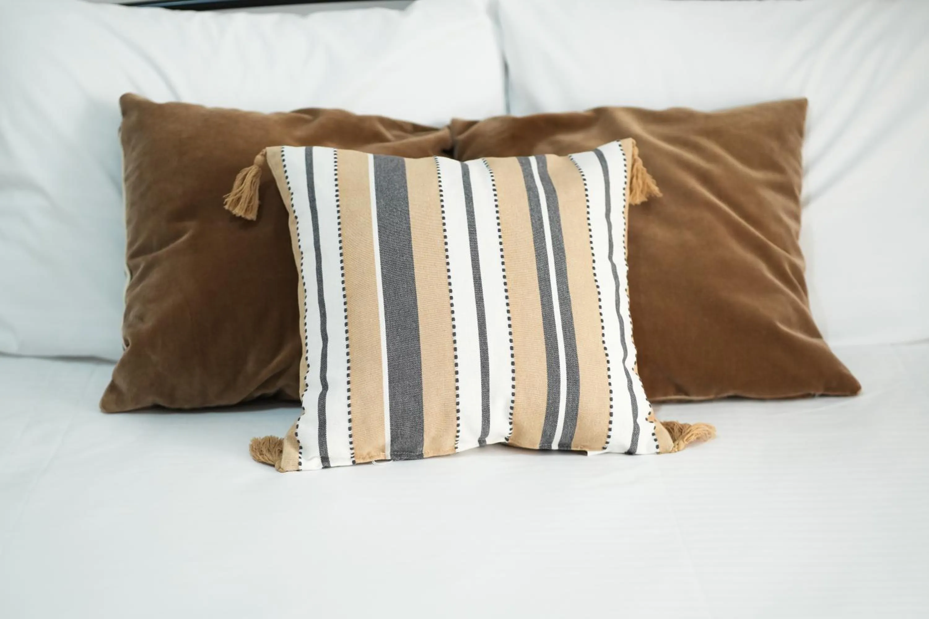 Bed in Saranda Waterside Apartments