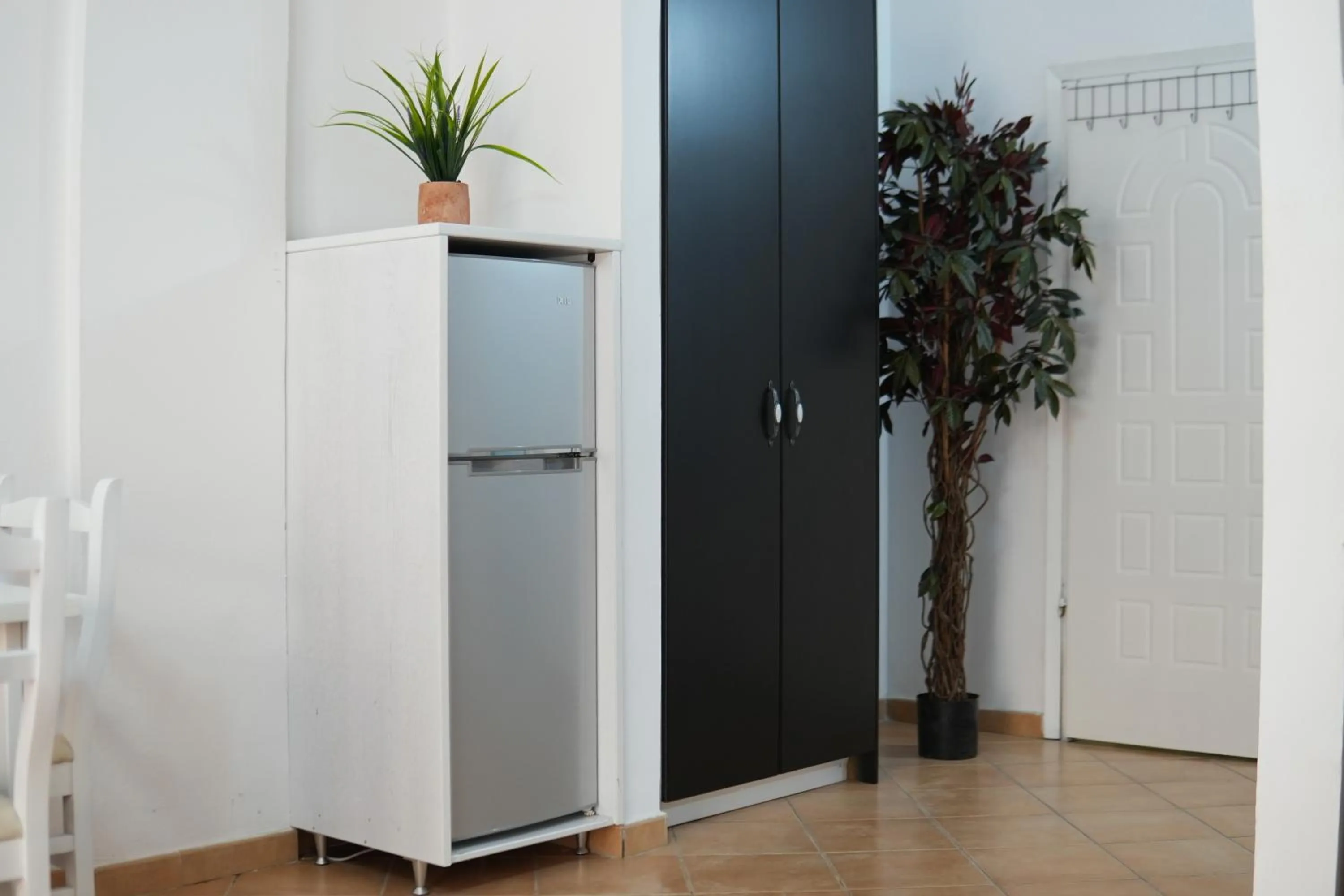 Kitchen or kitchenette in Saranda Waterside Apartments