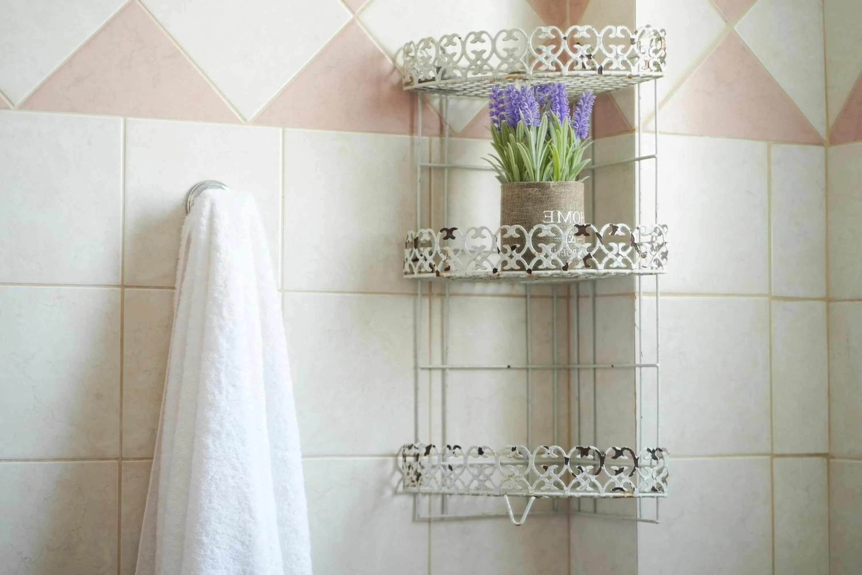 Shower in Saranda Waterside Apartments