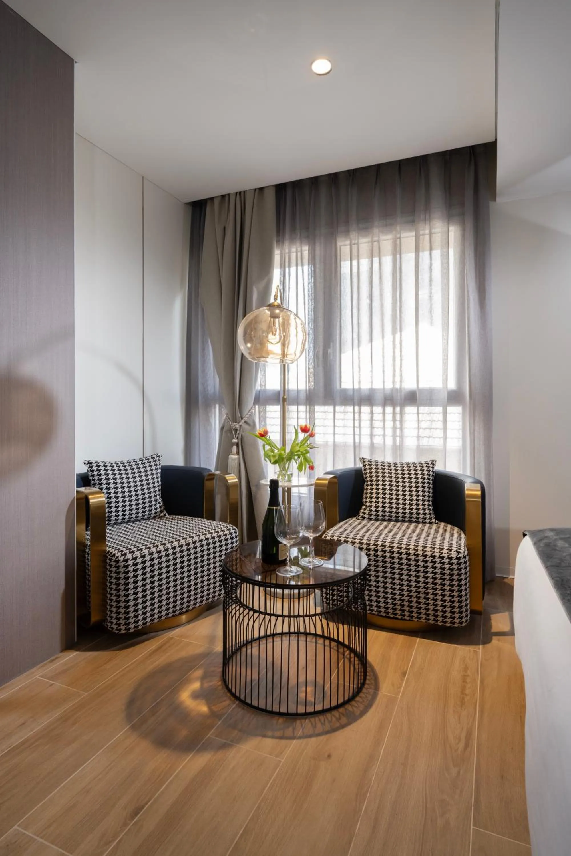 Seating area in Allenbeach TLV- apart Hotel- Adults only