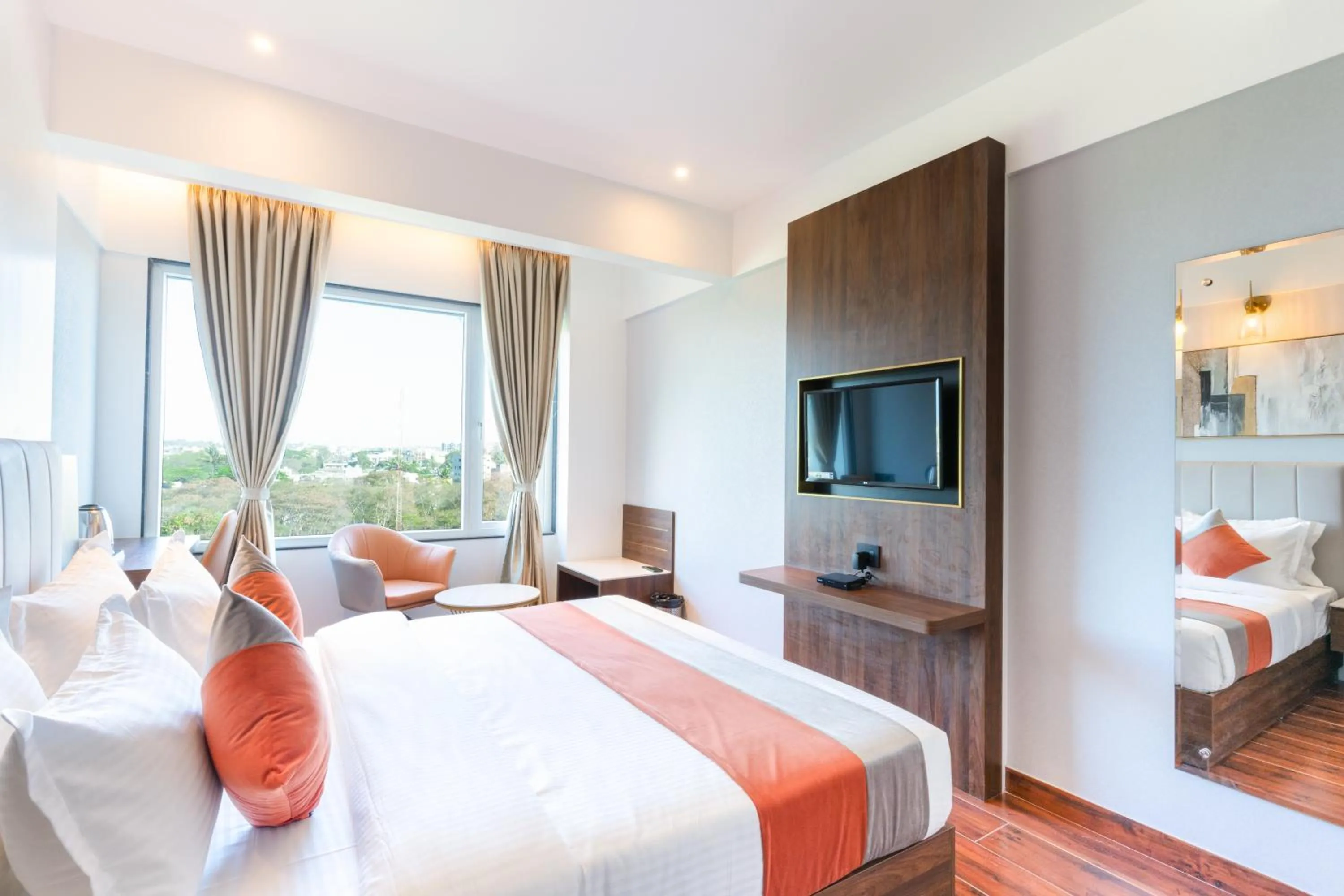 Bedroom, Bed in The Royal Pavilion, Kolhapur