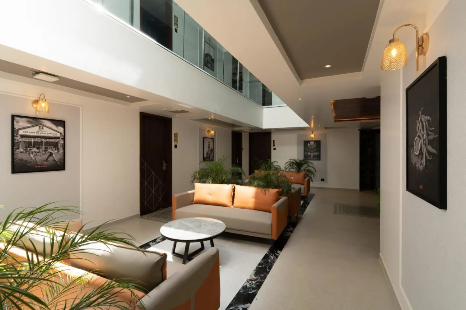 Lobby or reception in The Royal Pavilion, Kolhapur