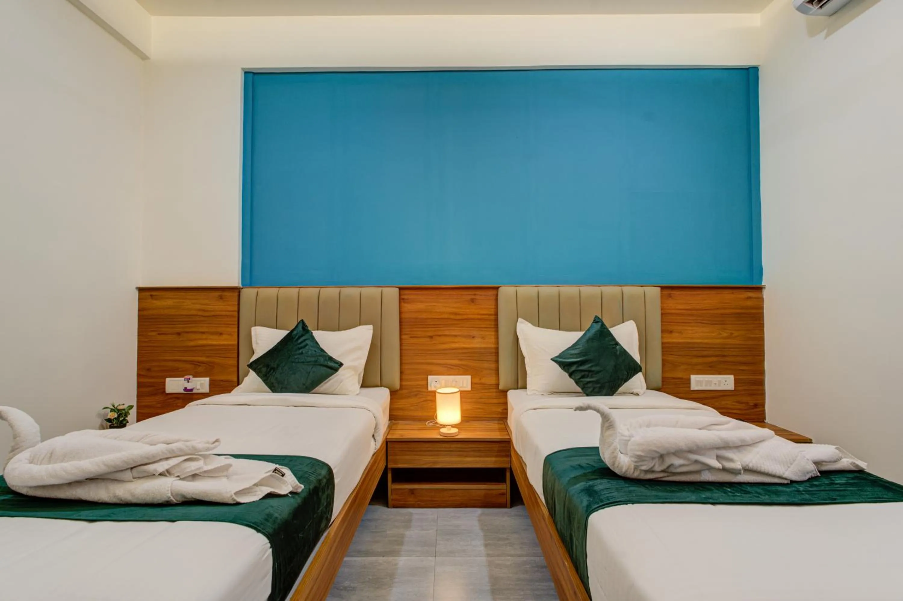 Bed in Silverkey Hotel Yelahanka