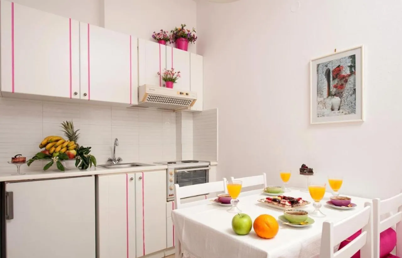 Kitchen or kitchenette in Galini Studios and Apartments