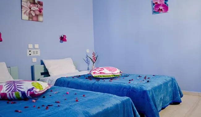 Bedroom, Bed in Galini Studios and Apartments