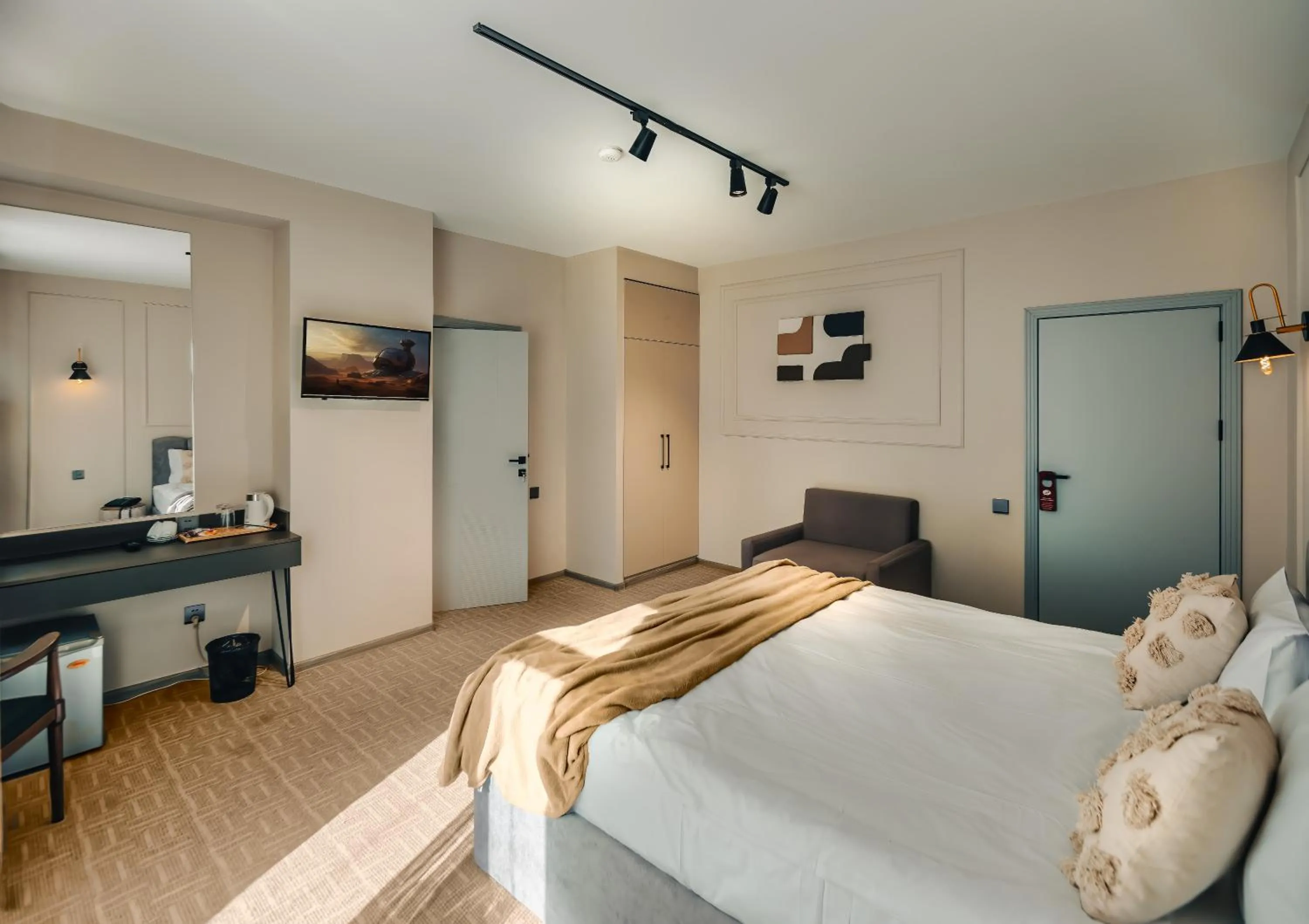 Bed in Dastan Hotel Baku