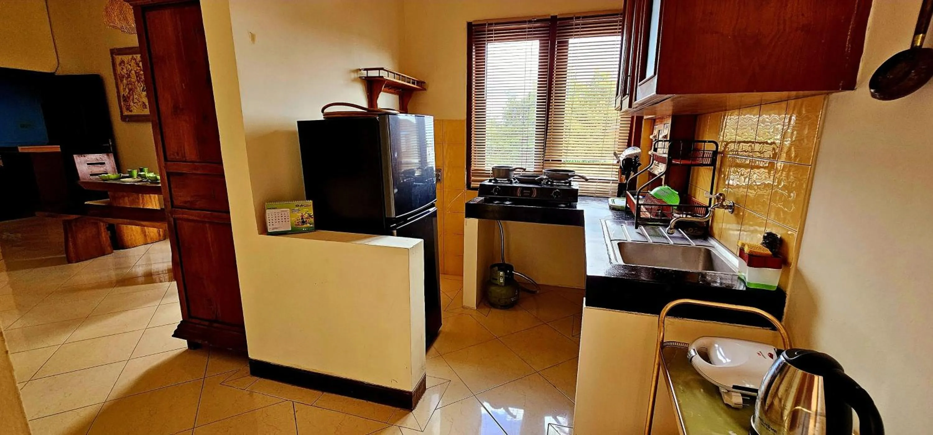 Kitchen or kitchenette in GWK View Boutique Hotel and Residence