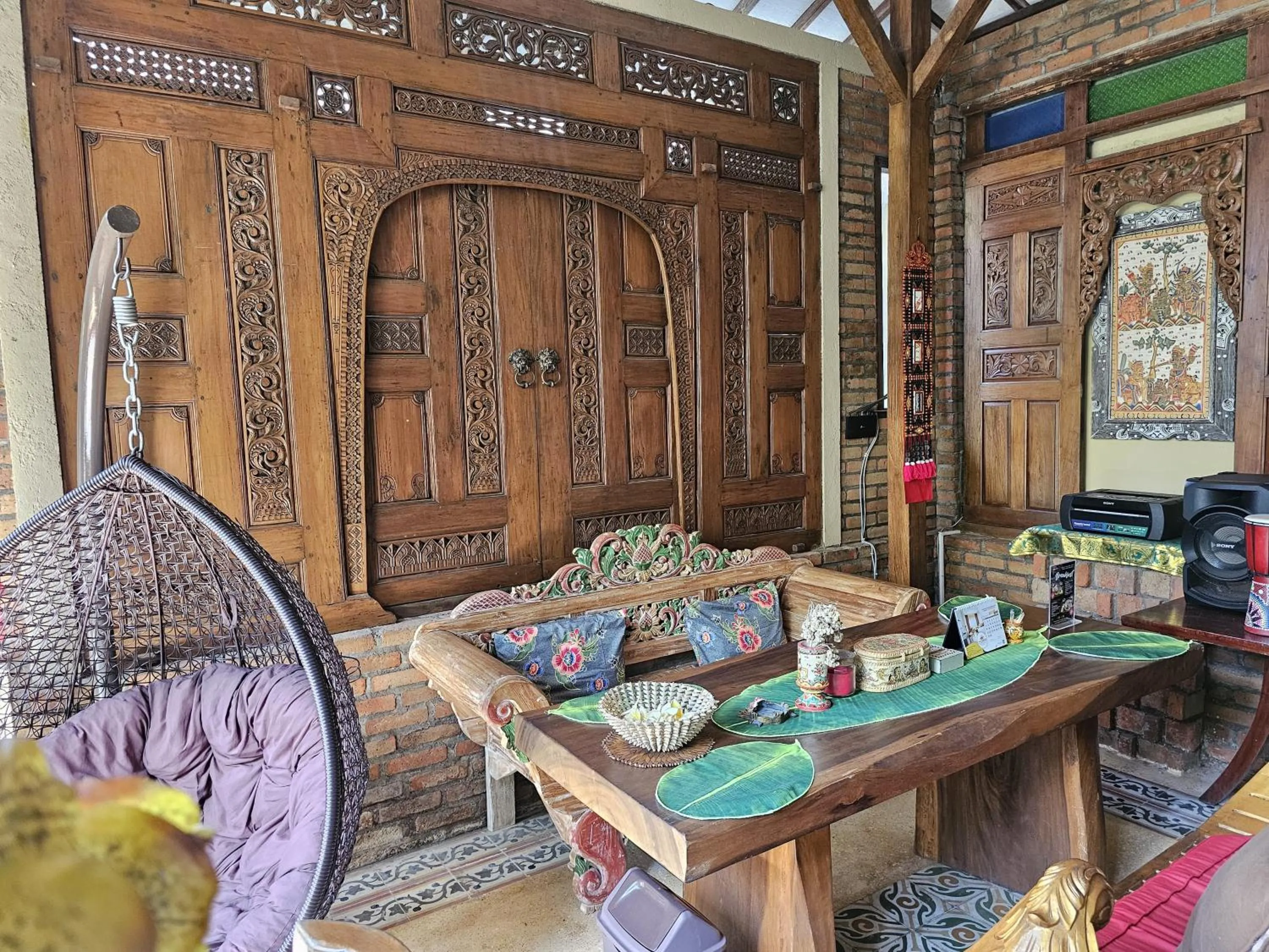 Seating area in GWK View Boutique Hotel and Residence