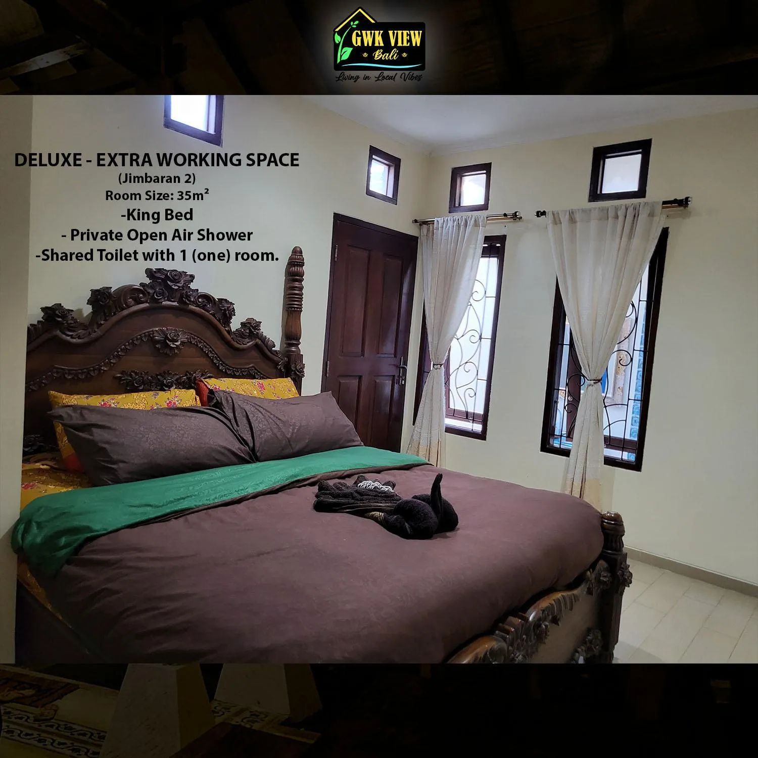 Bed in GWK View Boutique Hotel and Residence