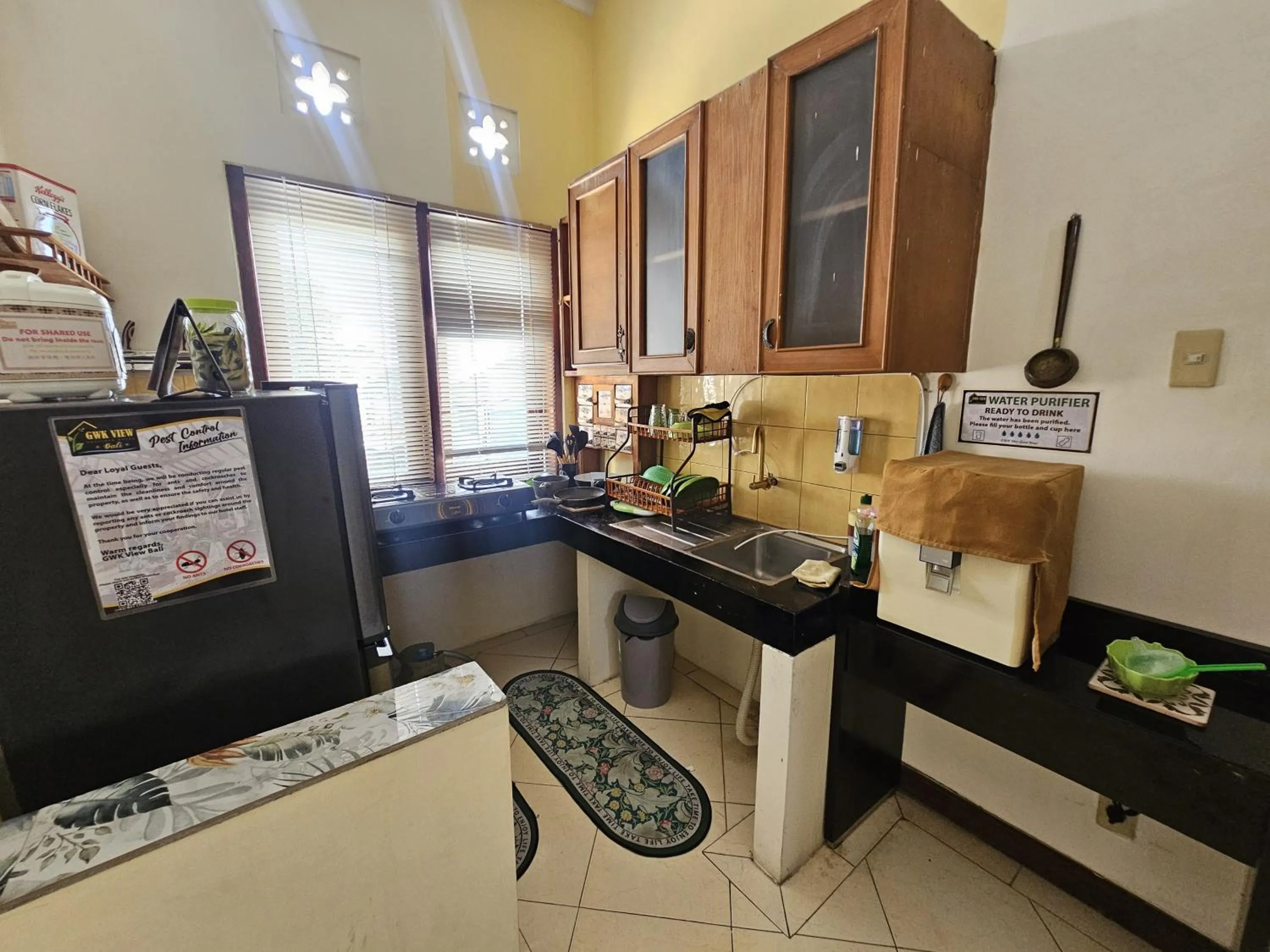 Kitchen or kitchenette in GWK View Boutique Hotel and Residence