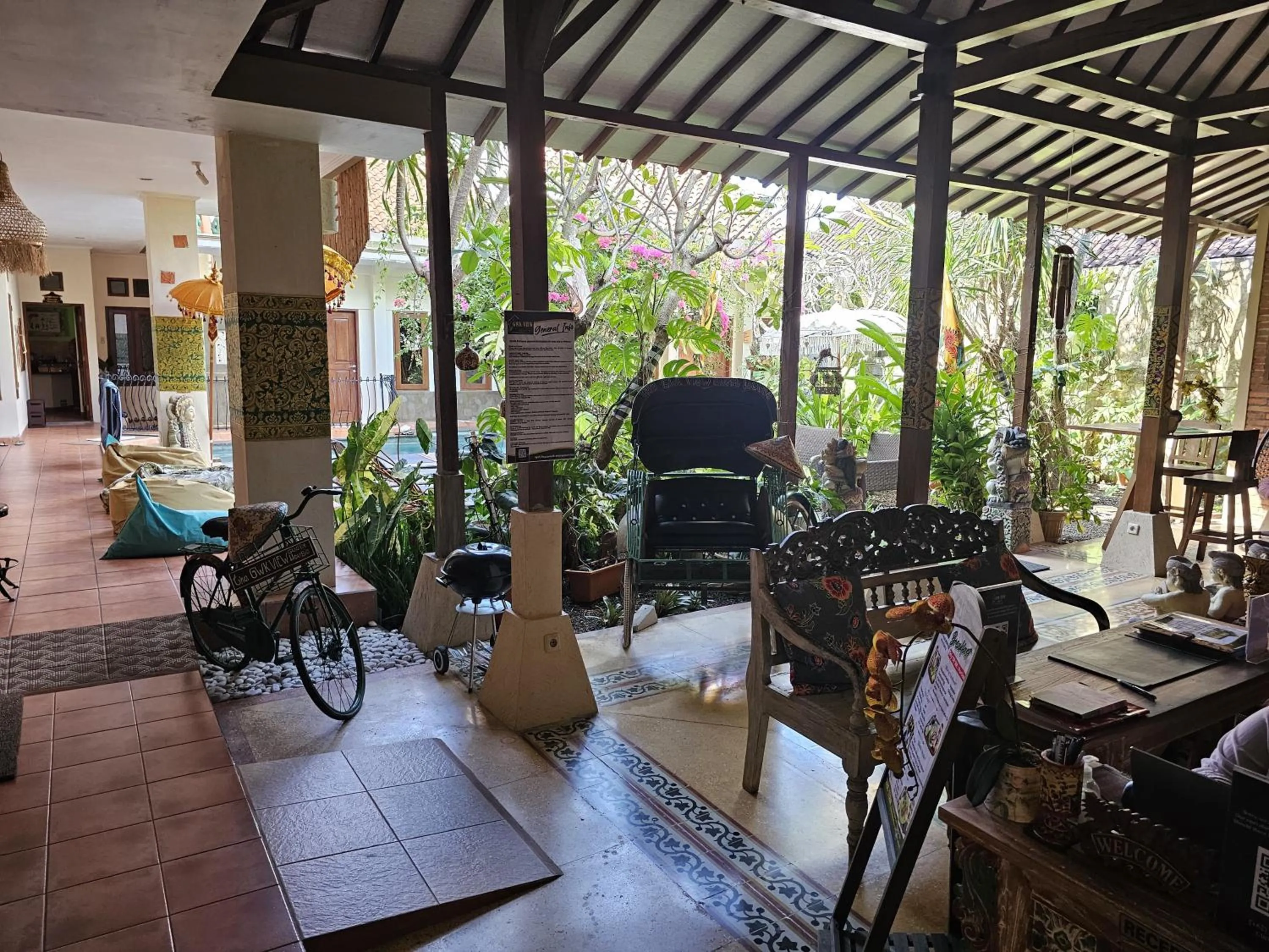 Seating area in GWK View Boutique Hotel and Residence