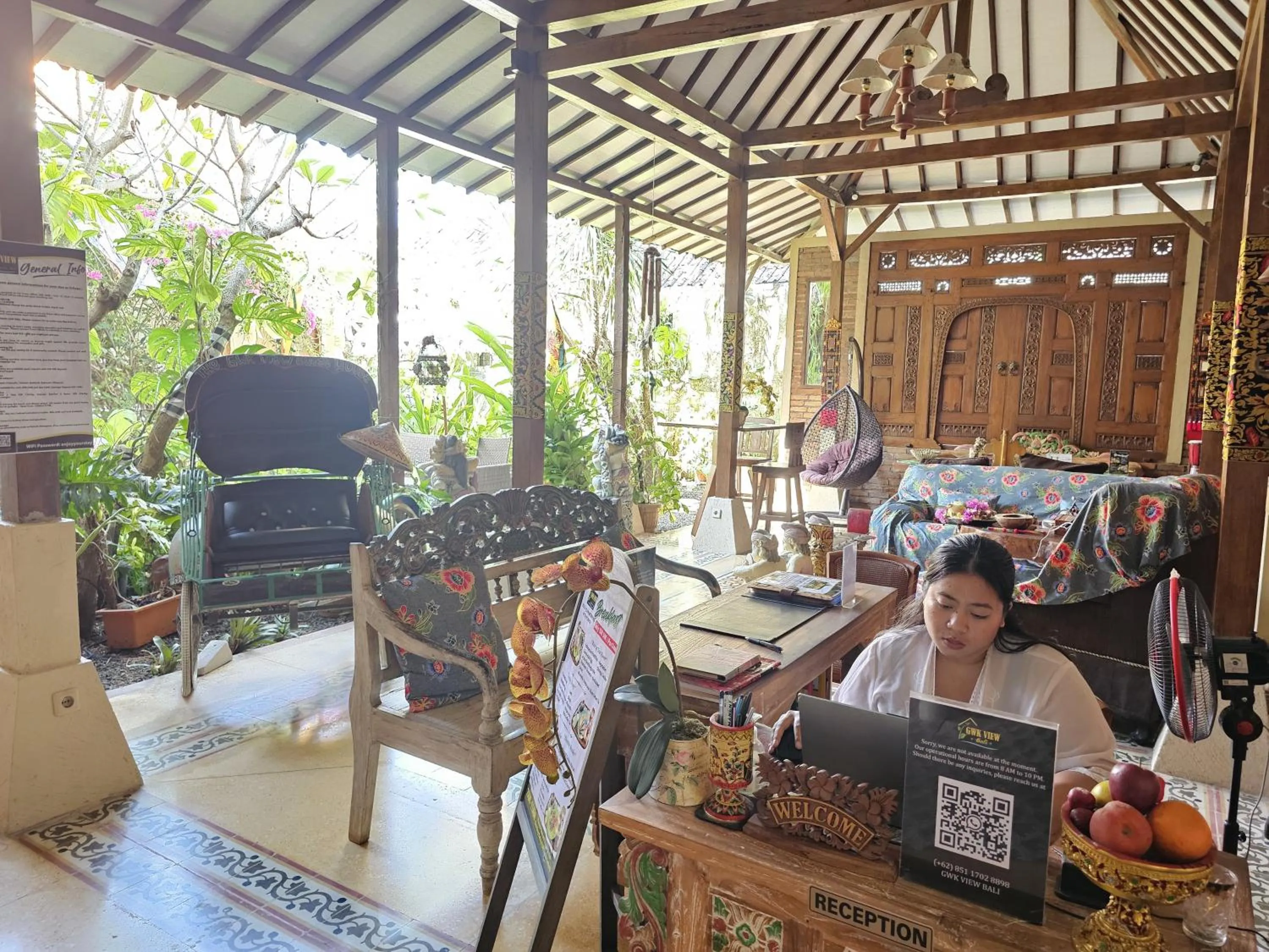 Seating area in GWK View Boutique Hotel and Residence
