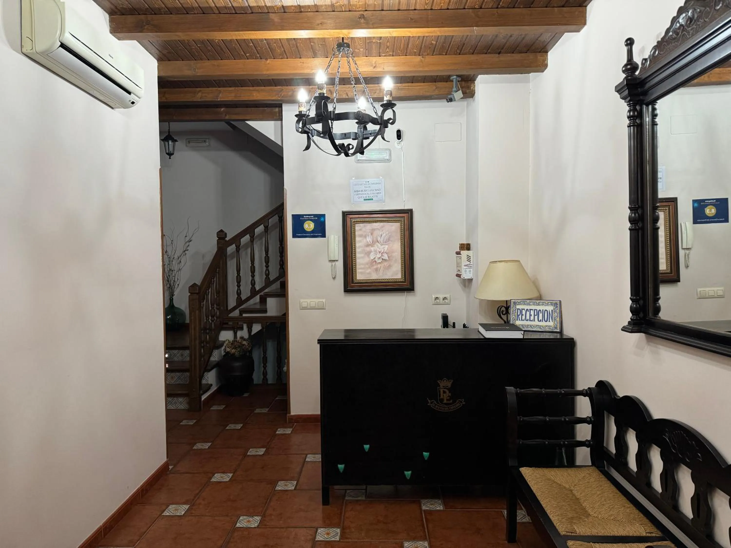 Lobby or reception in Hostal El Descanso Del Emperador